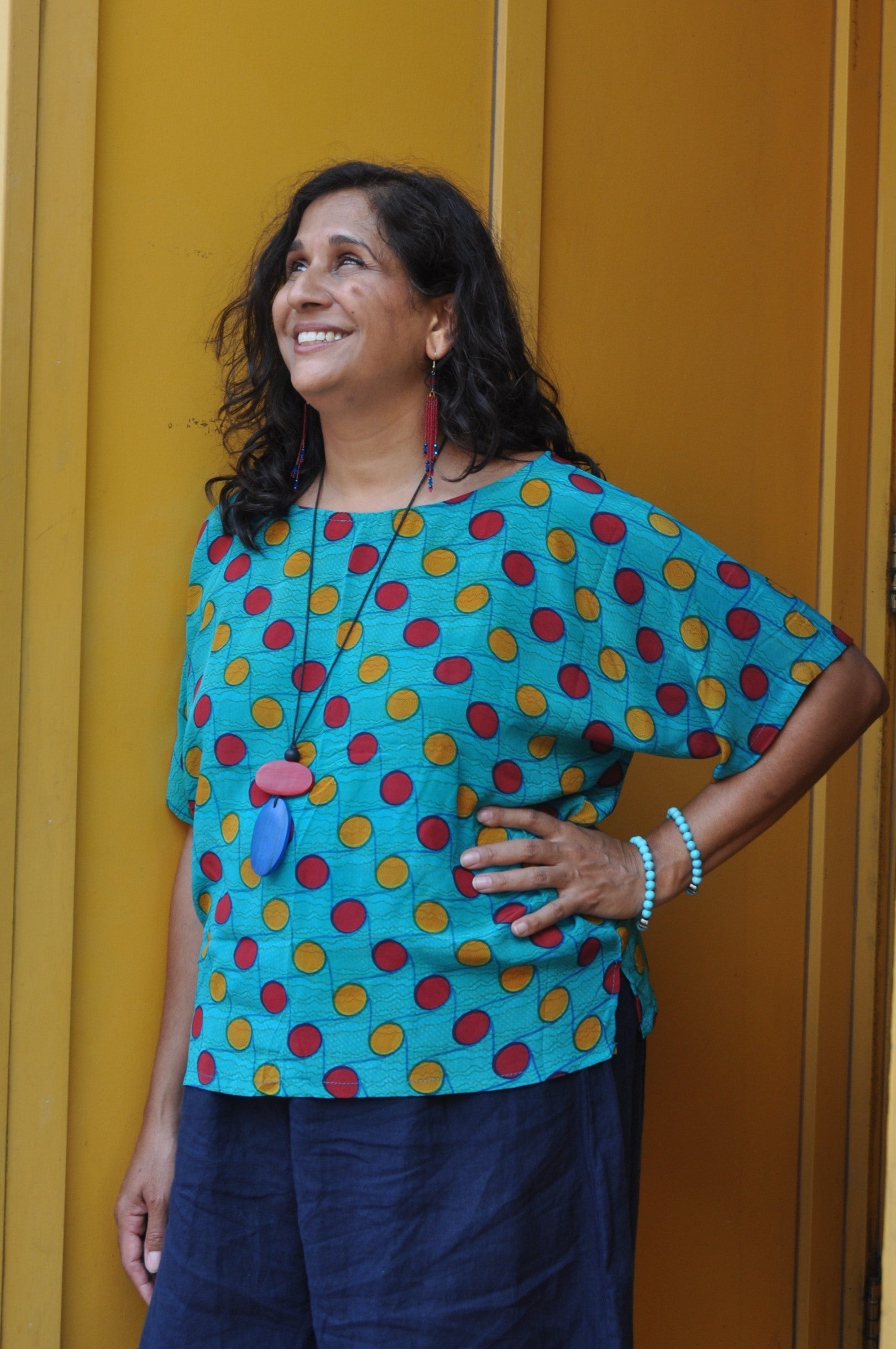 Pure Silk Side Slit Tops