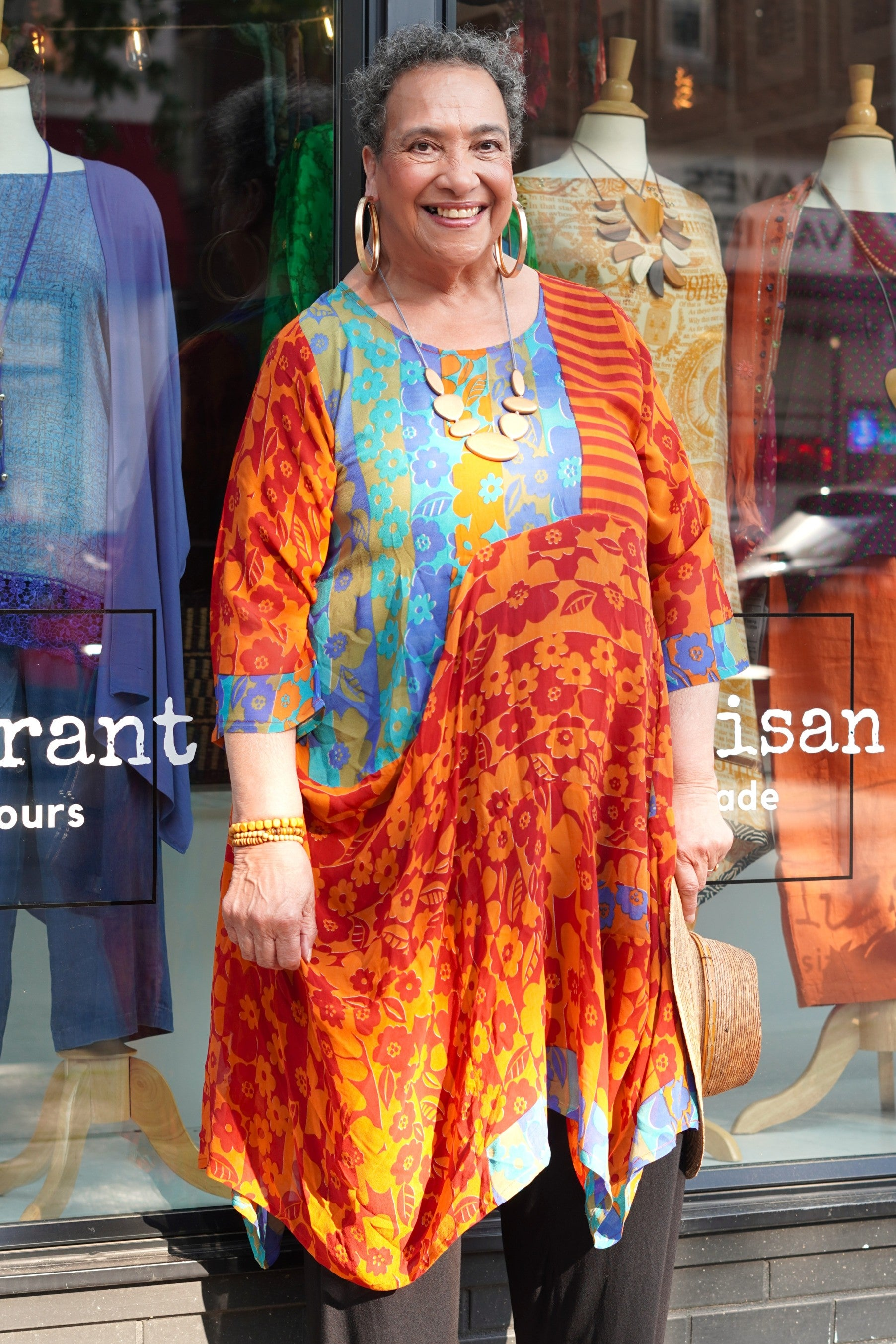 Pure Silk Sculptural Tunic Dresses