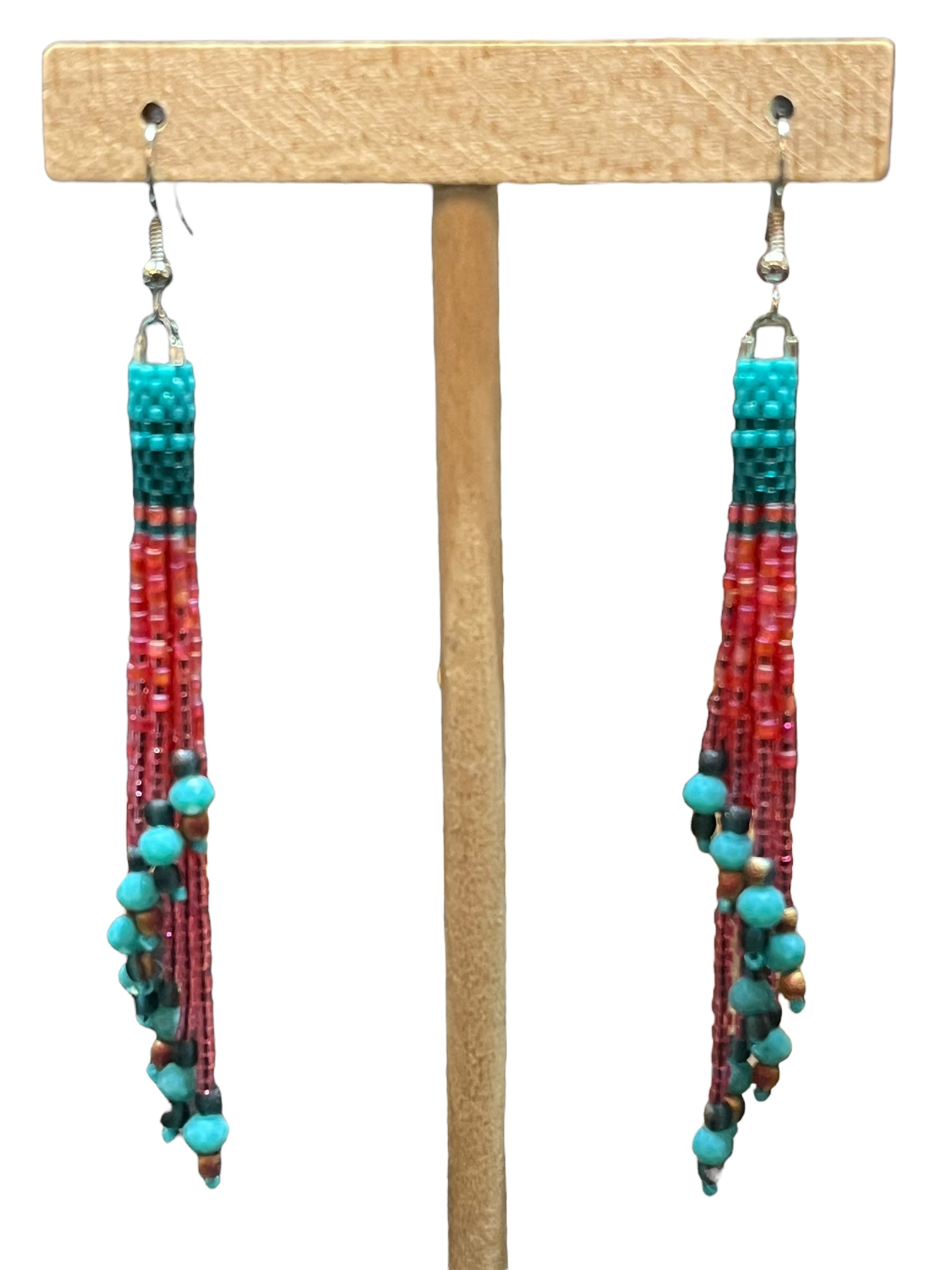 Tropics Mini Beaded Tassel Earrings