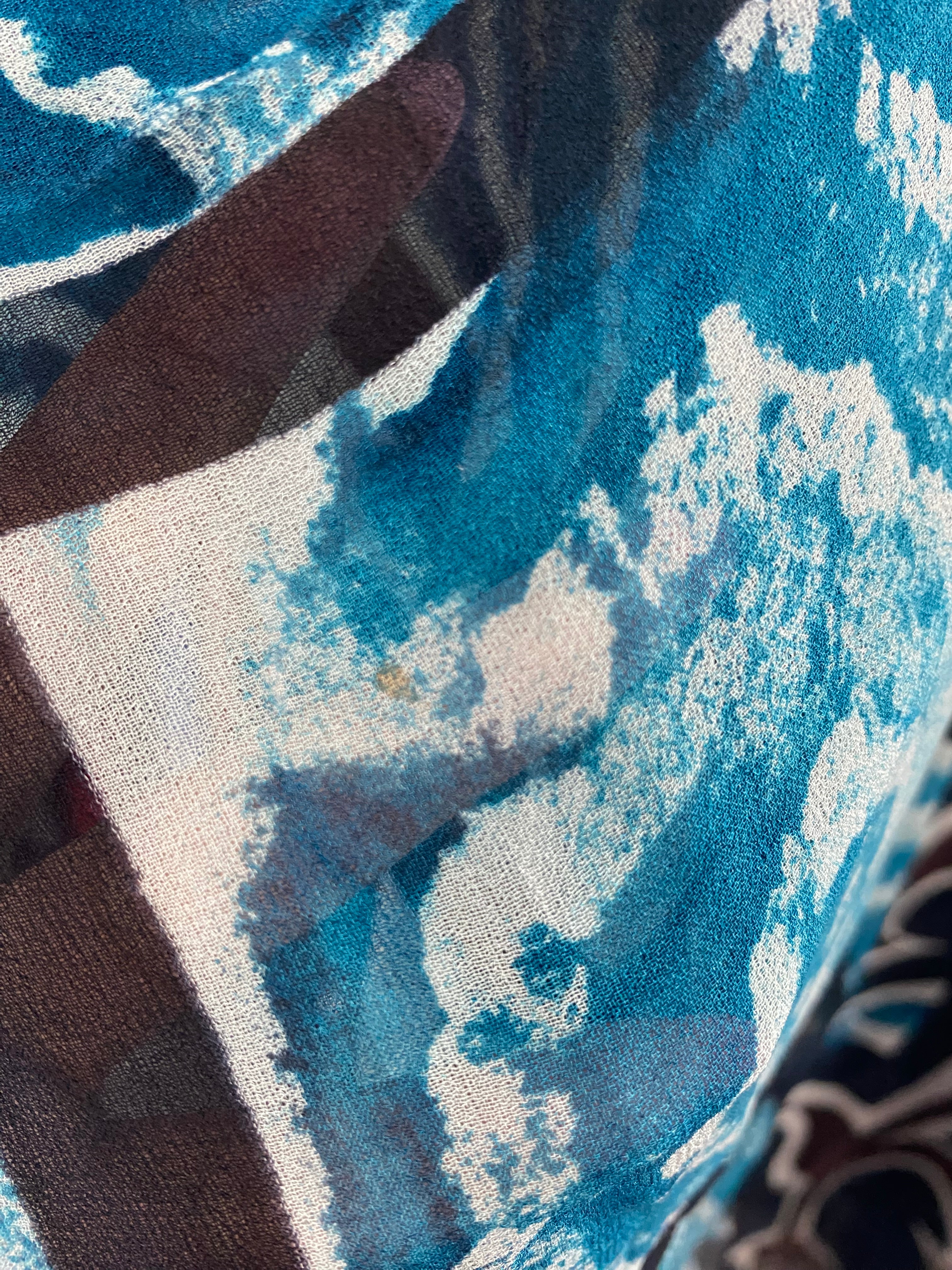 PRG7057 Sheer Wabi Sabi Pure Silk Waterfall Top