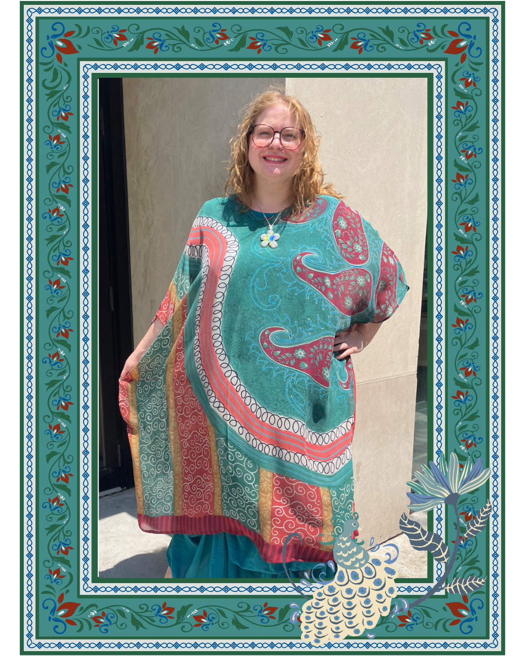 Releases Sunday at 8pm EST PRG9135 Sheer Wabi Sabi Pure Silk Midi Length Kaftan