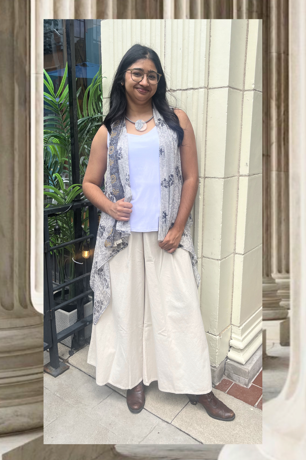 PRG9158 Sheer Avatar Pure Silk Versatile Vest