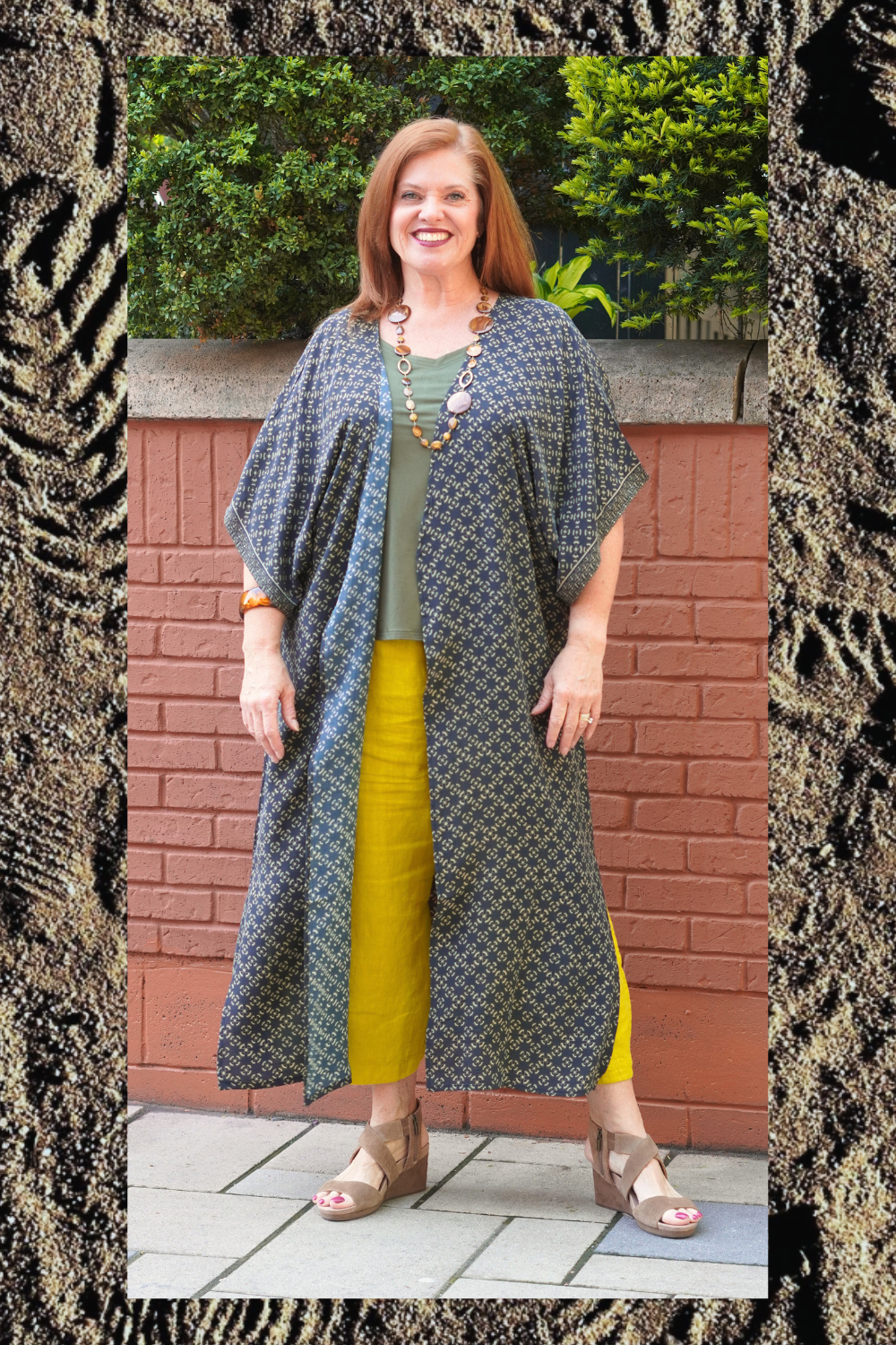 Releases Sunday at 8pm EST PRC9059 Avatar Long Pure Silk Kimono Sleeved Duster with Belt