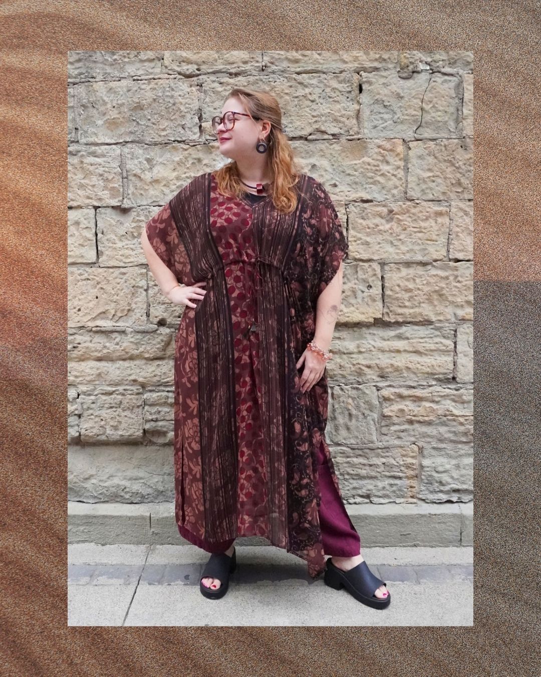 Releases Sunday at 8pm EST PRG9134 Sheer Avatar Pure Silk Maxi Kaftan