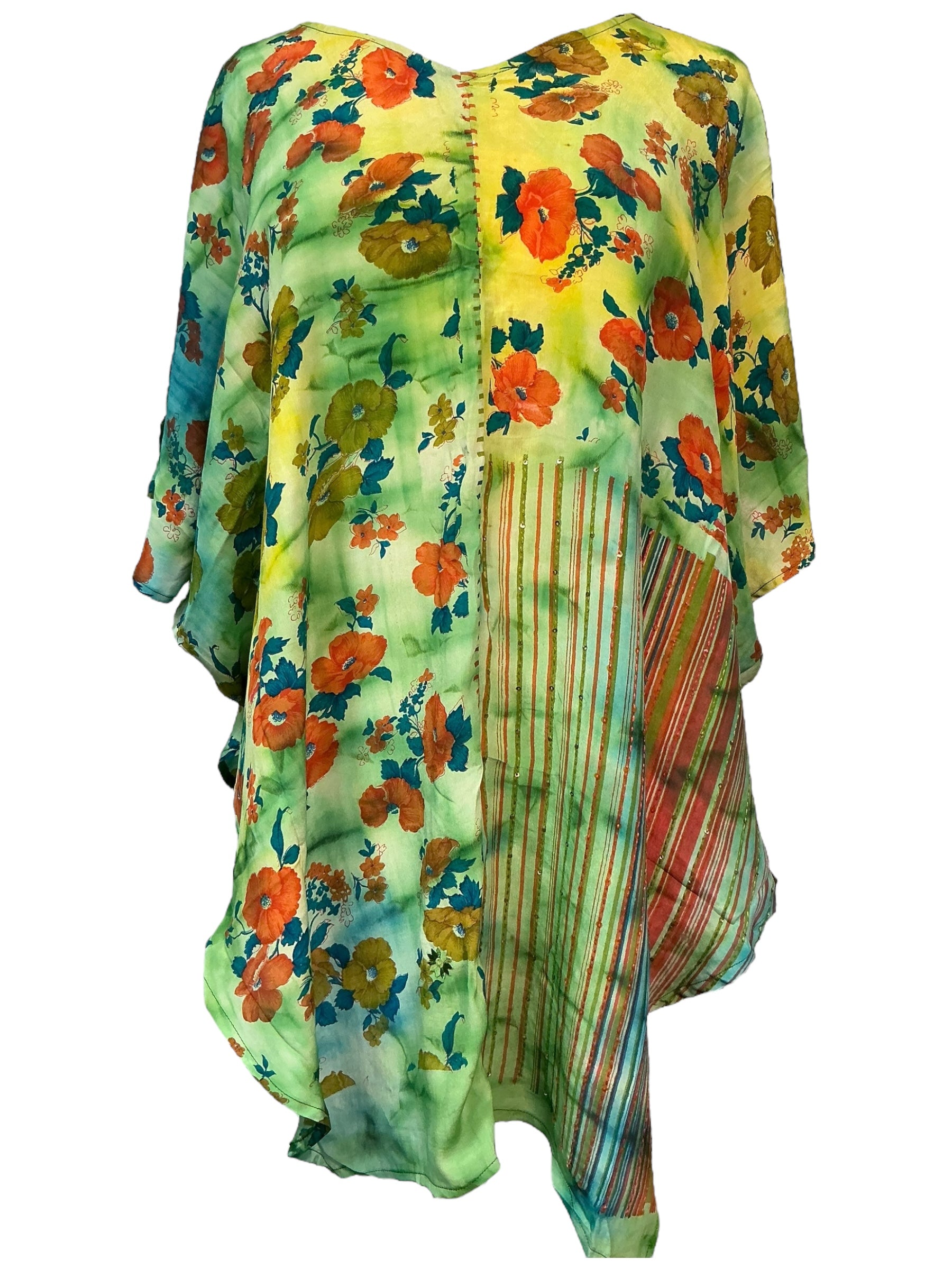 PRC6972 Wabi Sabi Pure Silk Waterfall Top
