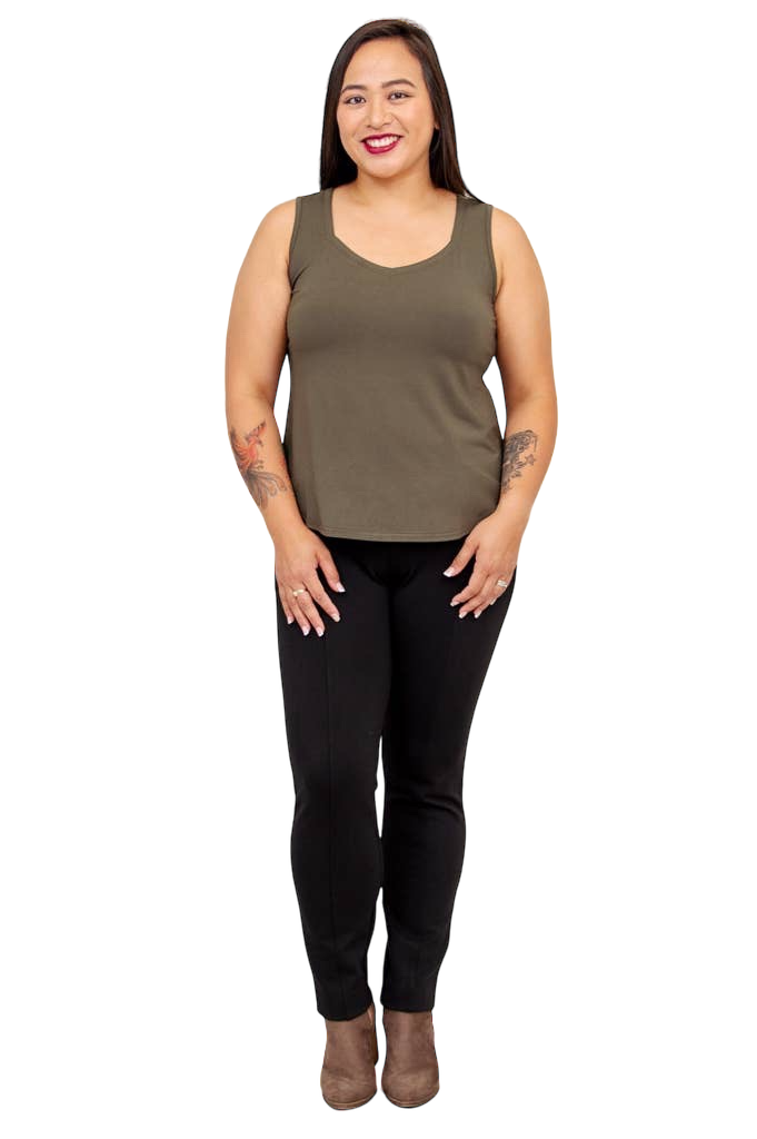 Khaki Bamboo Ritzy Tank