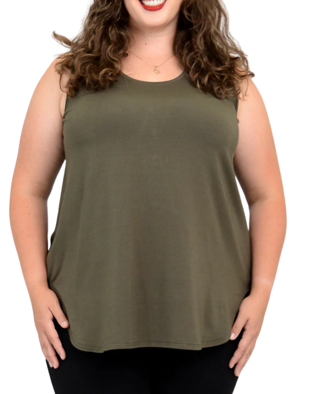 Khaki Bamboo Jazz Tank