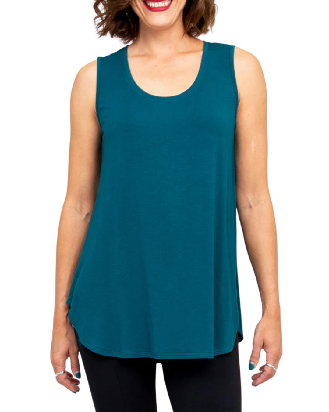 Teal Bamboo Jazz Tank