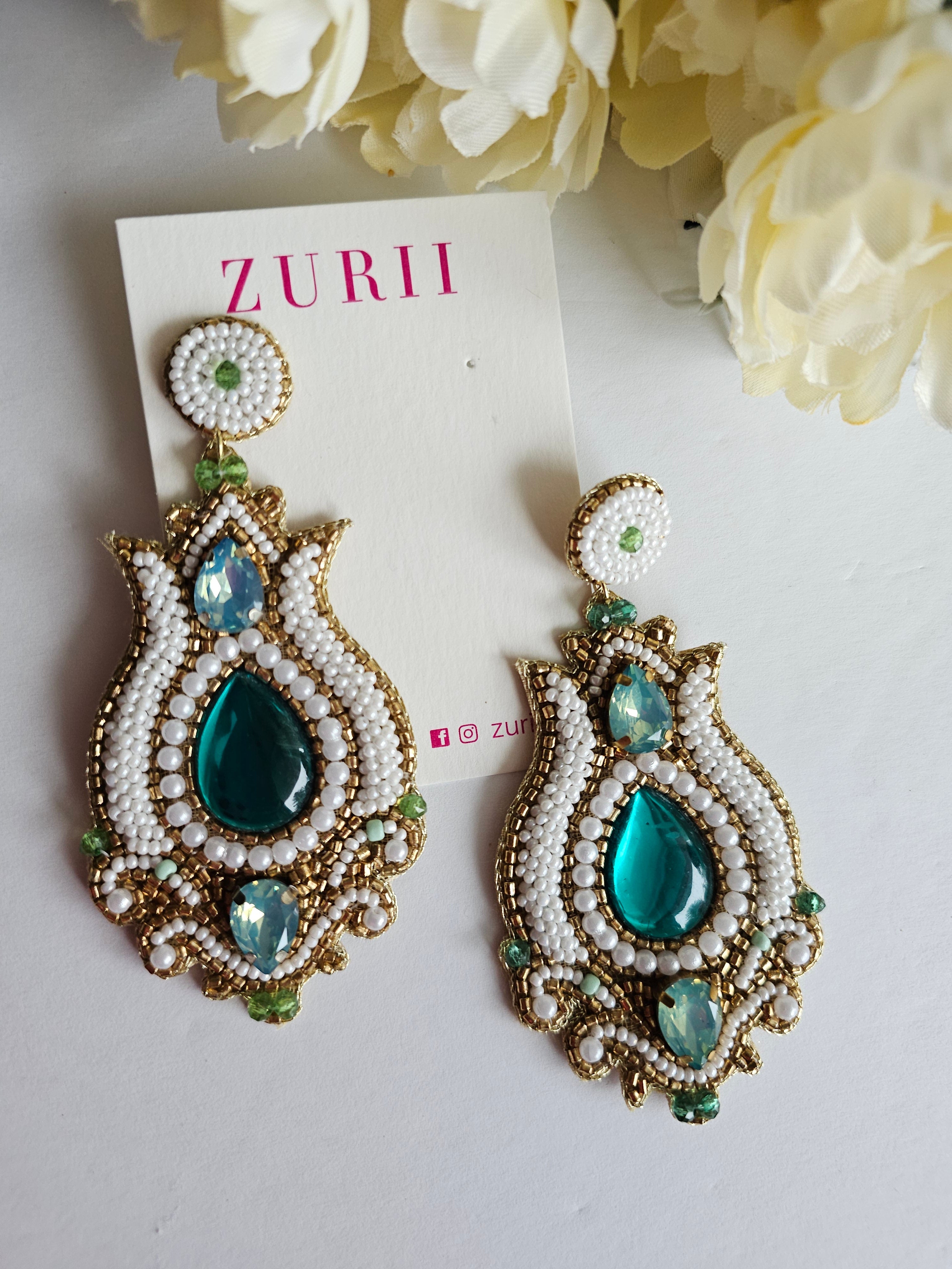 Zeenat Earrings by Zurii – Handmade ethical Earrings from sariKNOTsari using upcycled silk. Designed in Canada for travel and slow fashion, loved from Toronto to LA to Sydney. Featuring Zsiska, Bryn Walker and Artisan Leather coats by Rejean Pepin, Pepin designs