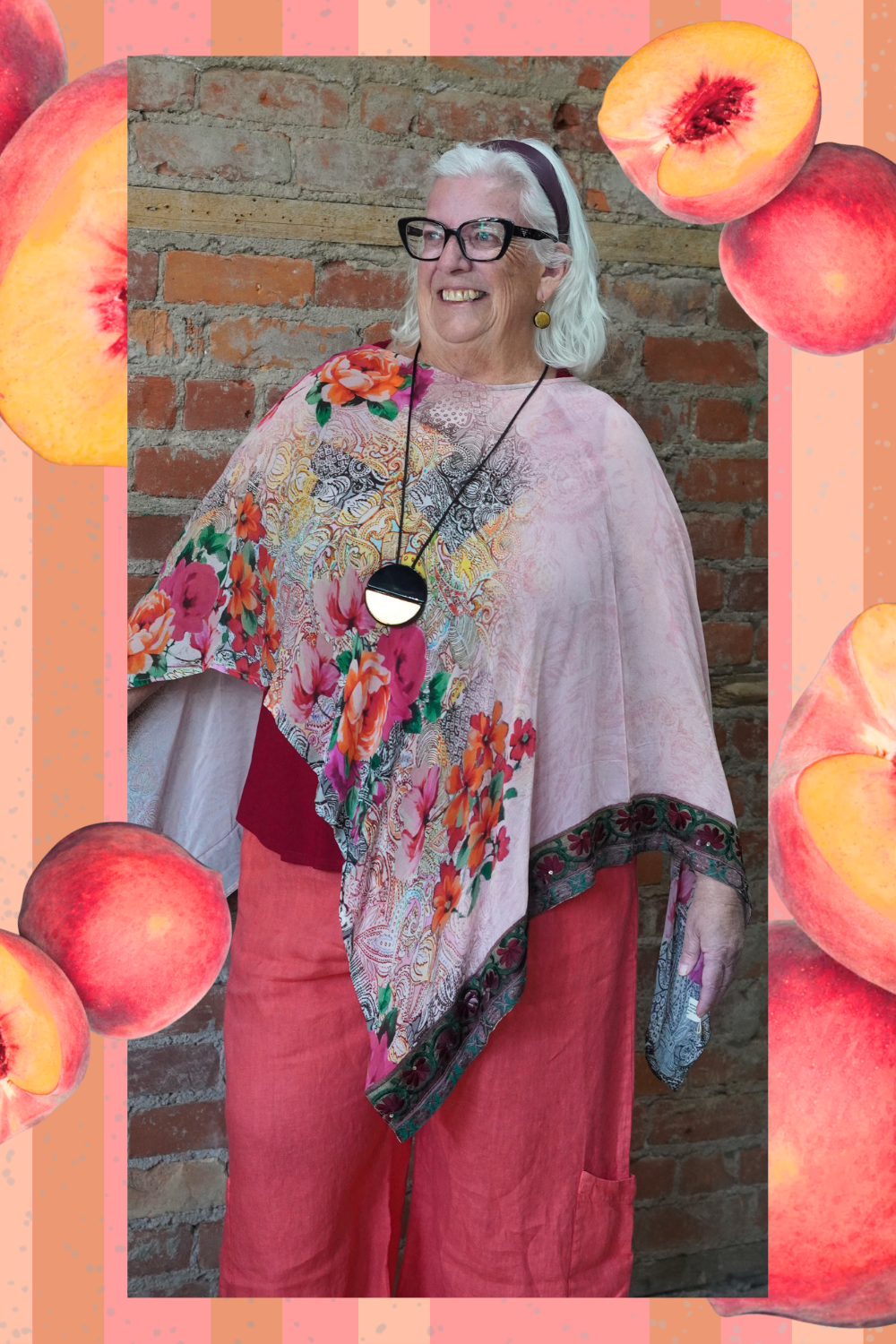 Releases Sunday at 8pm EST PRG7858 Sheer Avatar Pure Silk Capelet Poncho