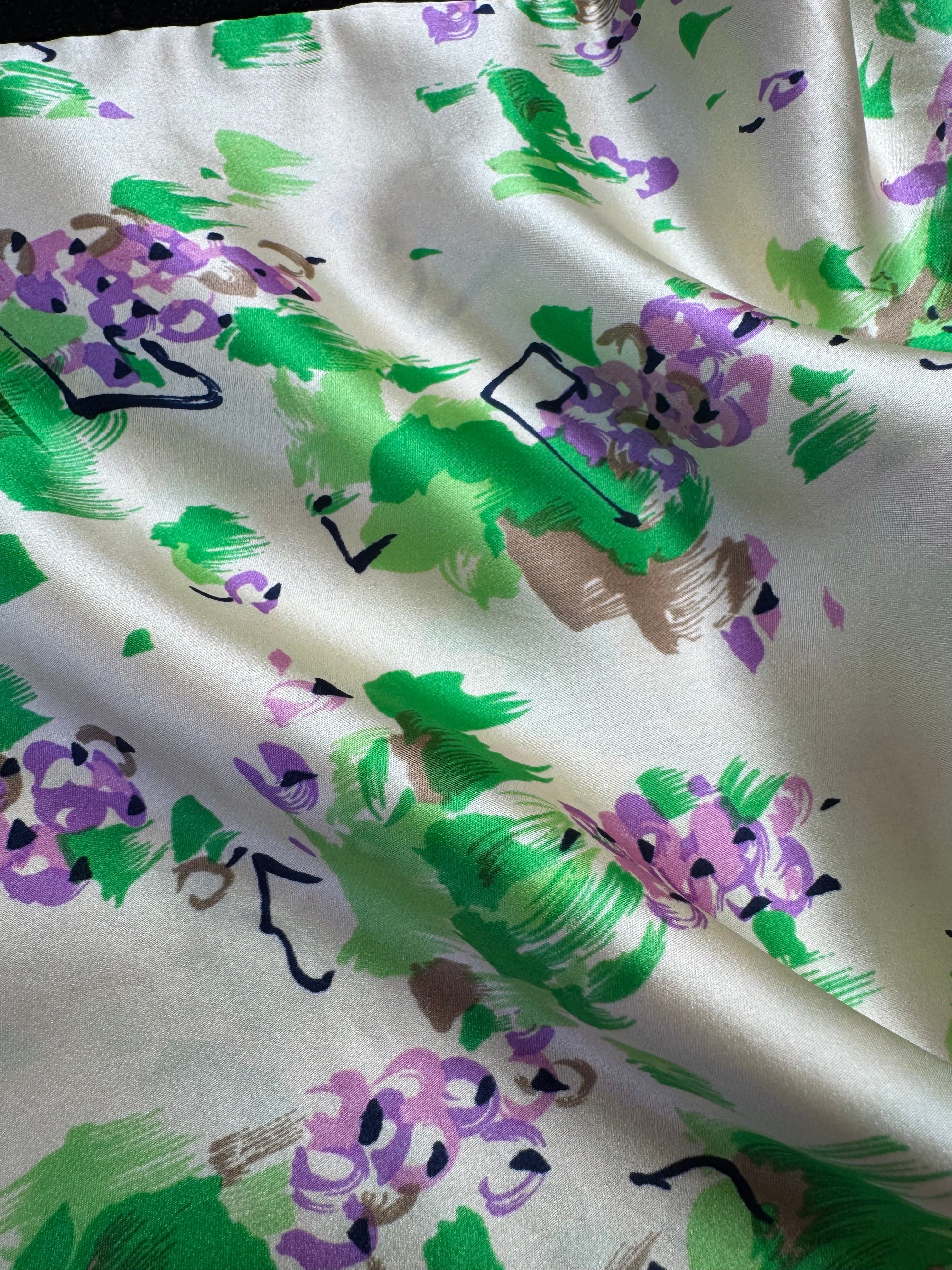 Fields Sky Upcycled Pure Silk Satin Pillowcase