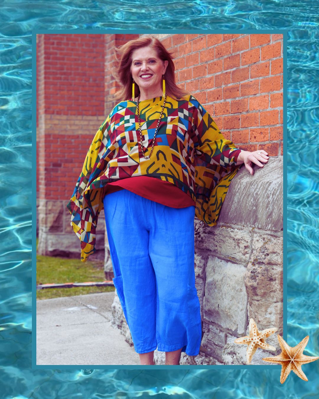 Releases Sunday at 8pm EST PRG8785 Wabi Sabi Pure Silk Kimono-Sleeved Top