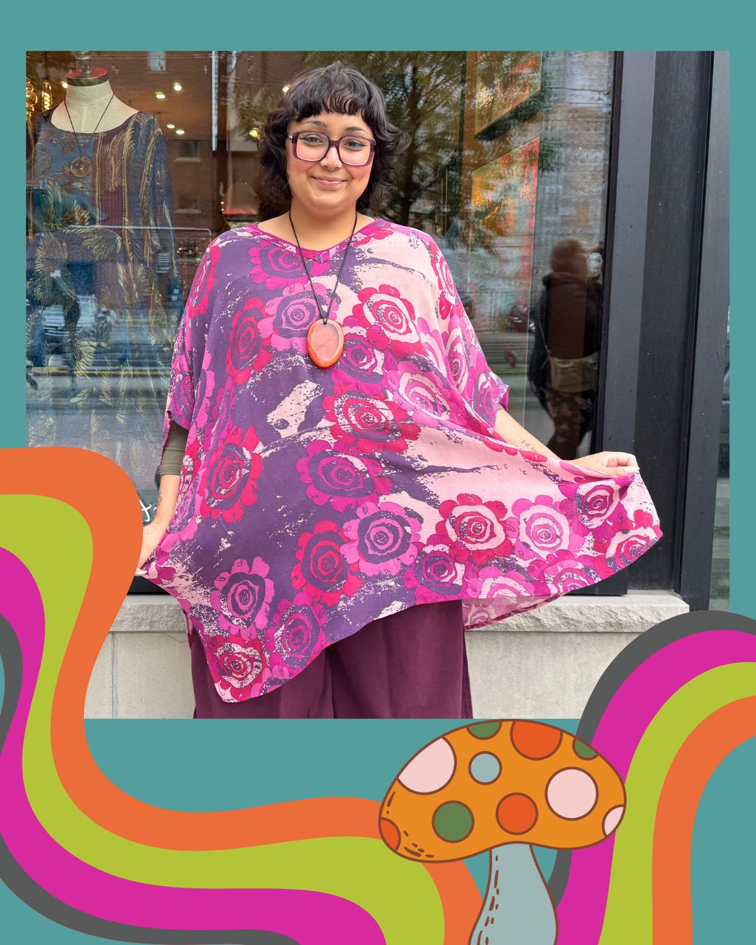 Releases Sunday at 8pm EST PRG8758 Sheer Wabi Sabi Pure Silk Short Kaftan Tunic With Slits
