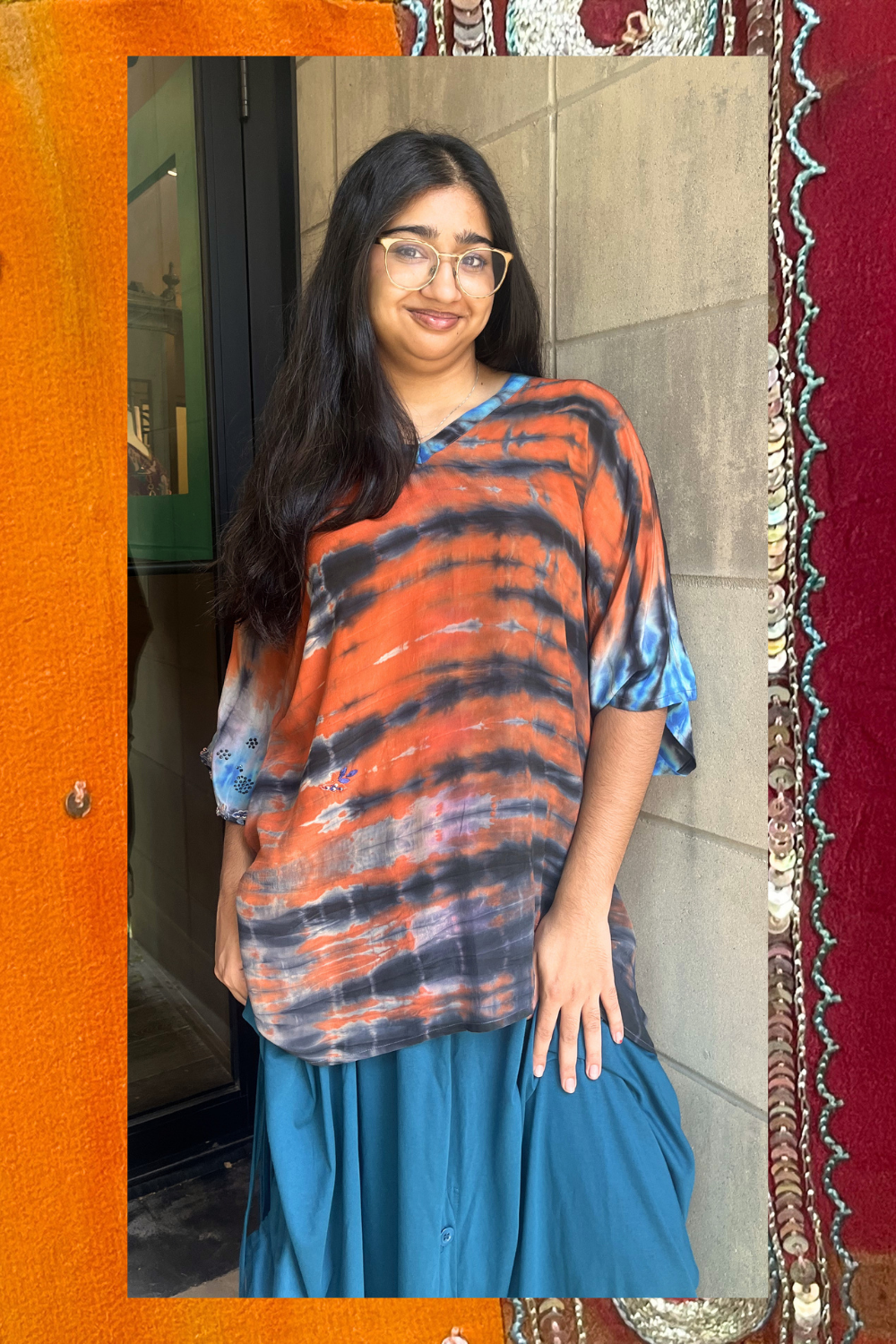 Releases Sunday at 8pm EST PRC9173 Avatar Pure Silk Long Tunic with Side Ties
