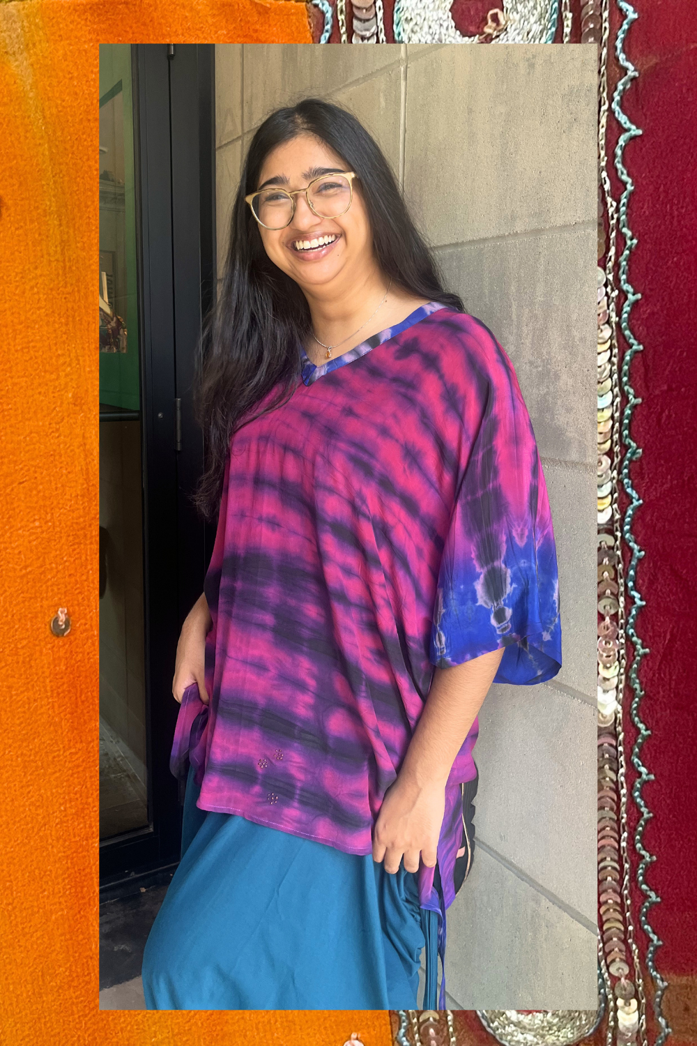 Releases Sunday at 8pm EST PRC9180 Avatar Pure Silk Long Tunic with Side Ties