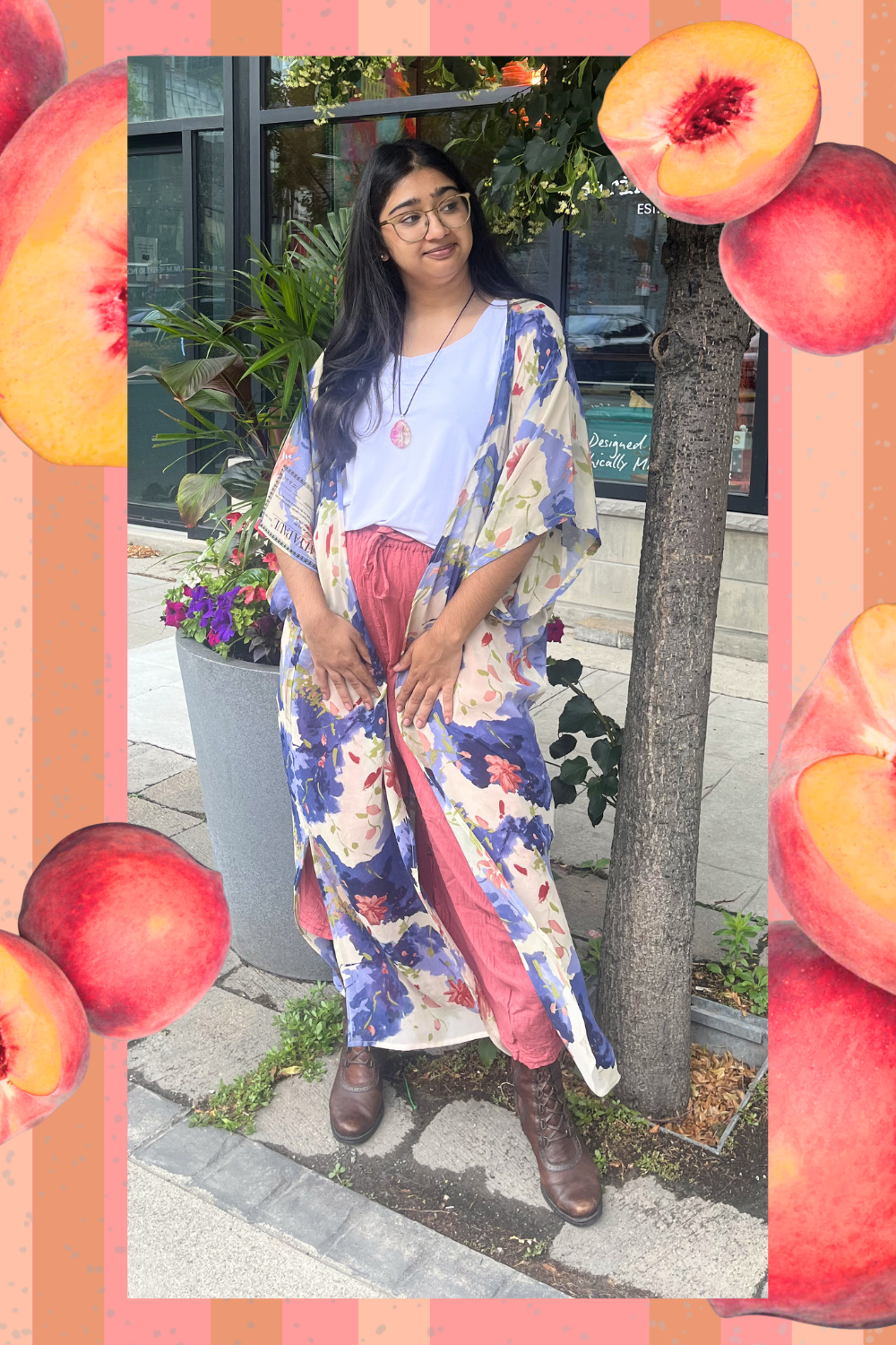Releases Sunday at 8pm EST PRG9054 Sheer Wabi Sabi Pure Silk Kimono Sleeved Duster with Belt