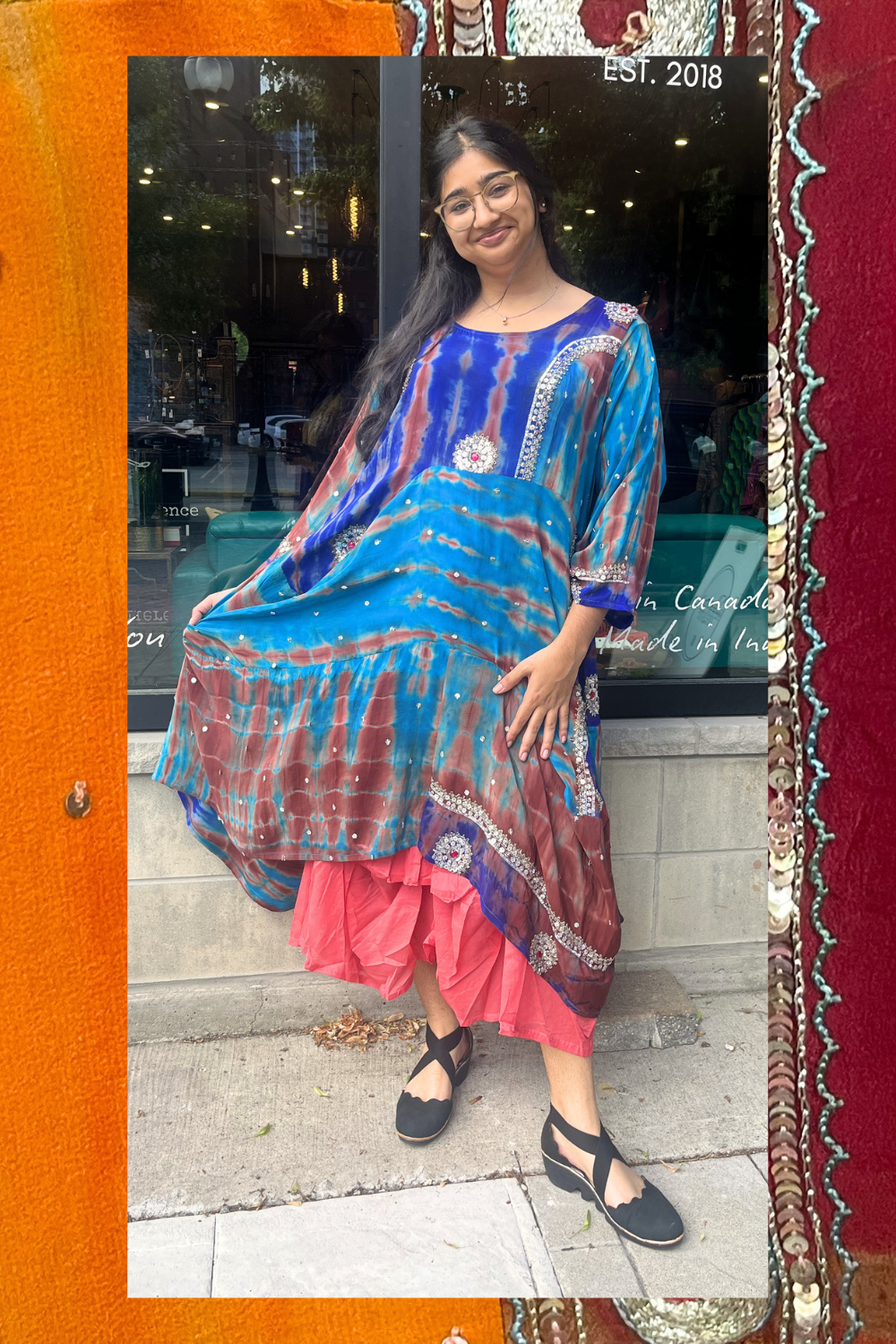 Releases Sunday at 8pm EST PRC9151 Avatar Pure Silk Sculptural Long Tunic Dress