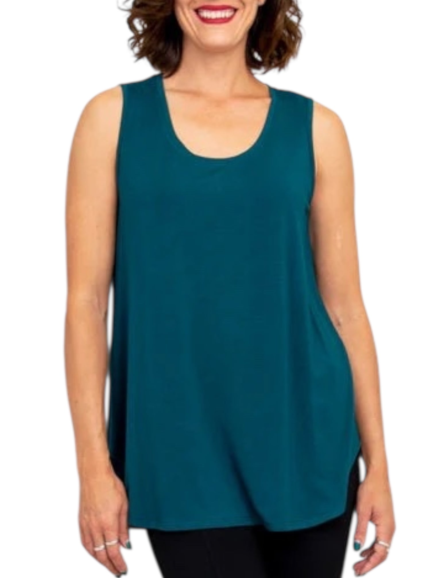 Teal Bamboo Jazz Tank