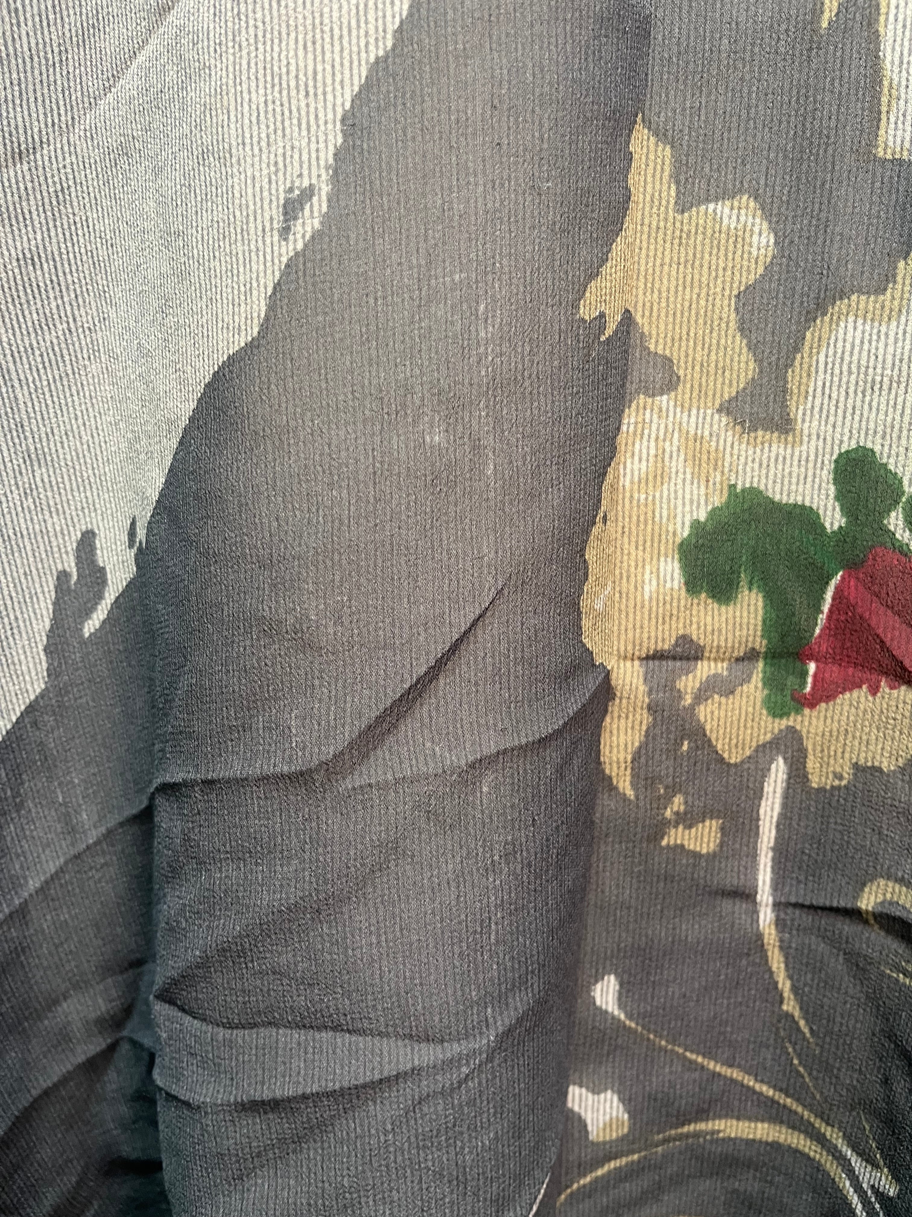 PRG8046 Sheer Wabi Sabi Pure Silk Long Tunic with Side Ties