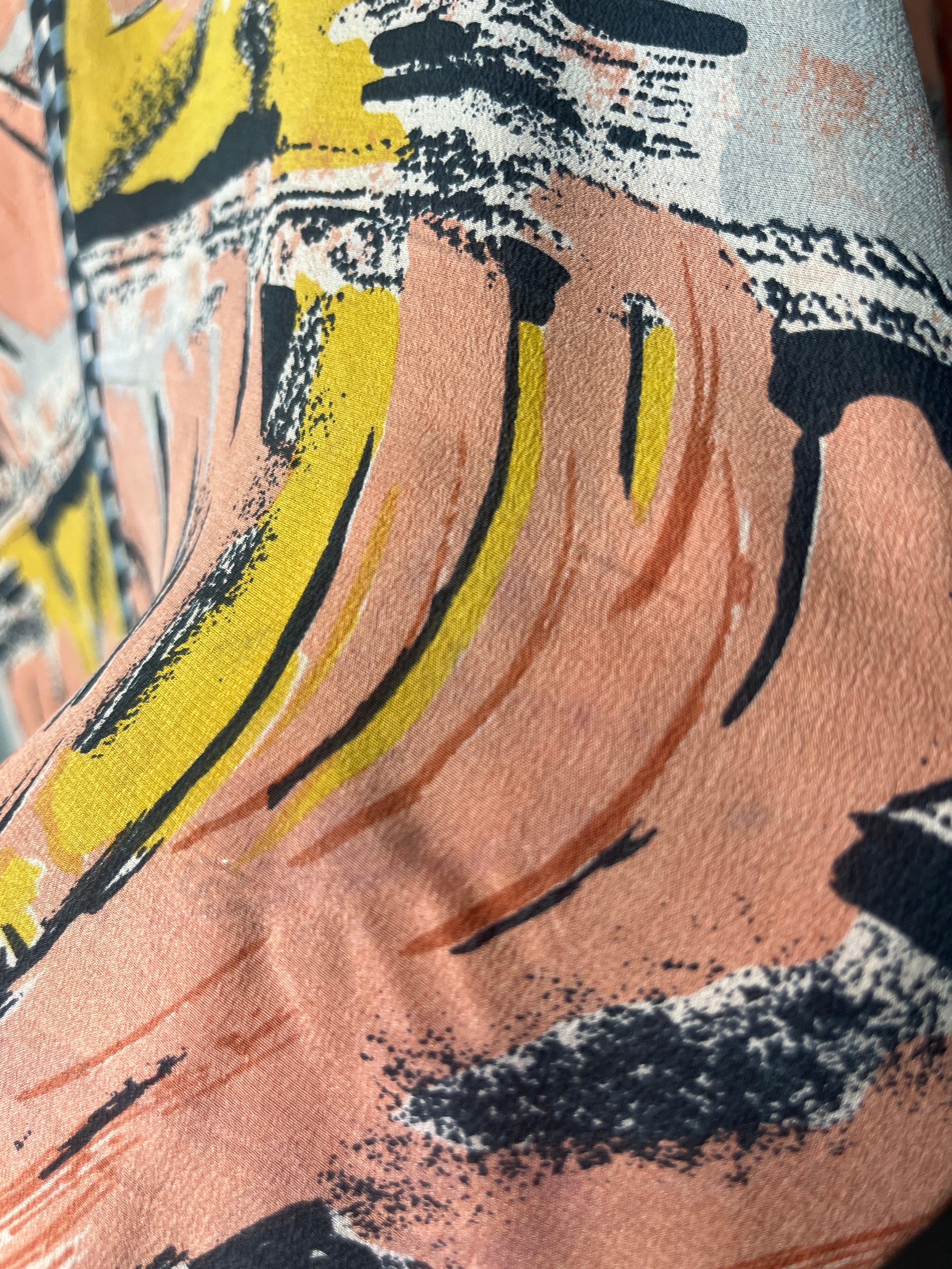 PRC6985 Wabi Sabi Pure Silk Waterfall Top