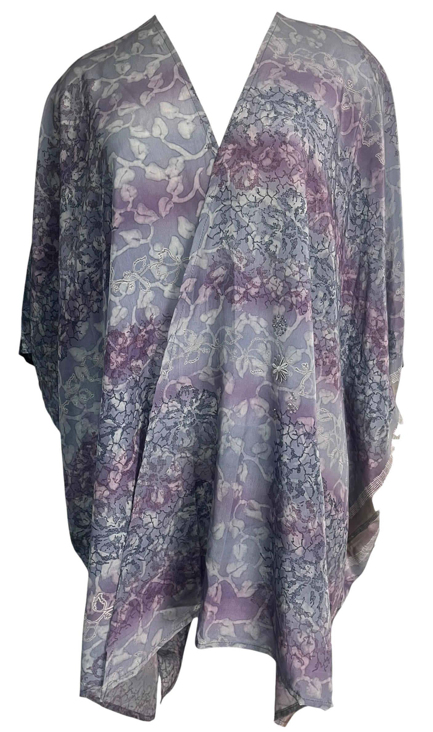 PREVIEW PRC8096 Avatar Pure Silk Cardigan by FEBRUARY2026 – Handmade ethical Cardigan from sariKNOTsari using upcycled silk. Designed in Canada for travel and slow fashion, loved from Toronto to LA to Sydney.