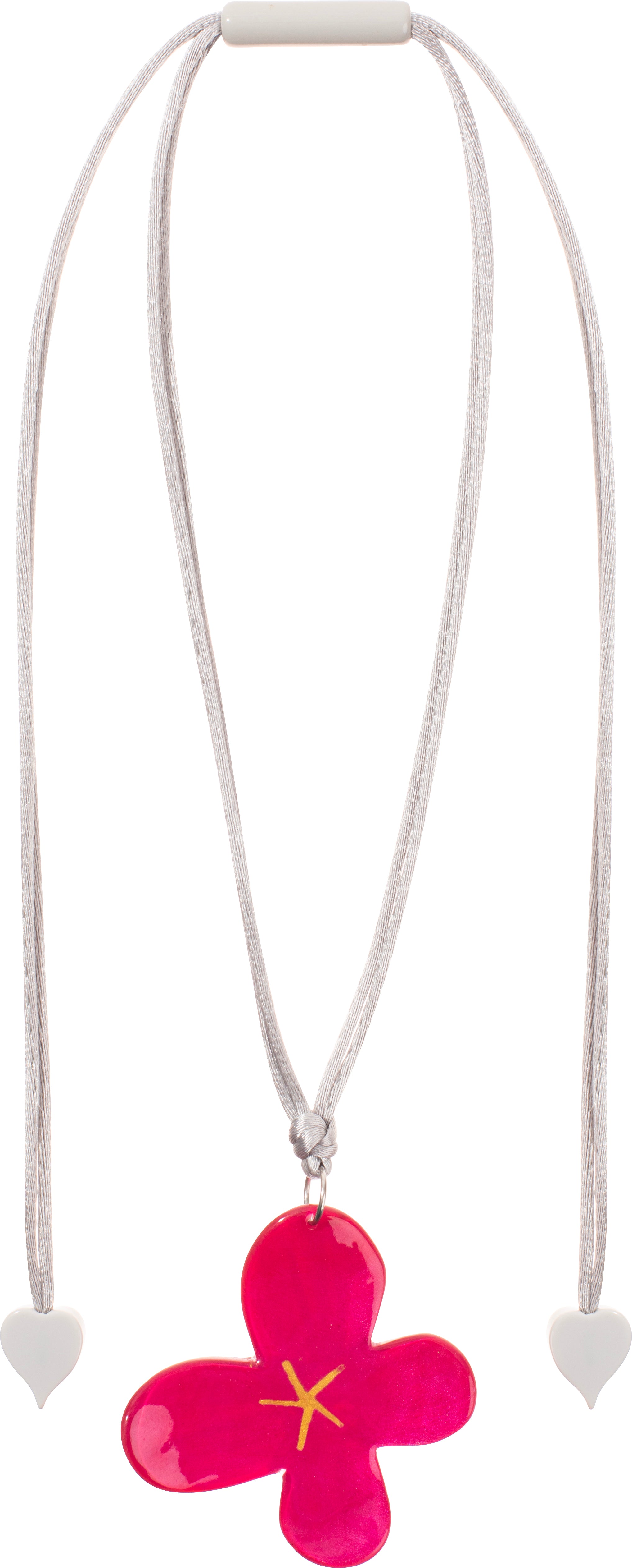 Pink Hana 1 Bead Pendant with Adjustable Cord Necklace by Zsiska – Handmade ethical Necklace from sariKNOTsari using upcycled silk. Designed in Canada for travel and slow fashion, loved from Toronto to LA to Sydney.