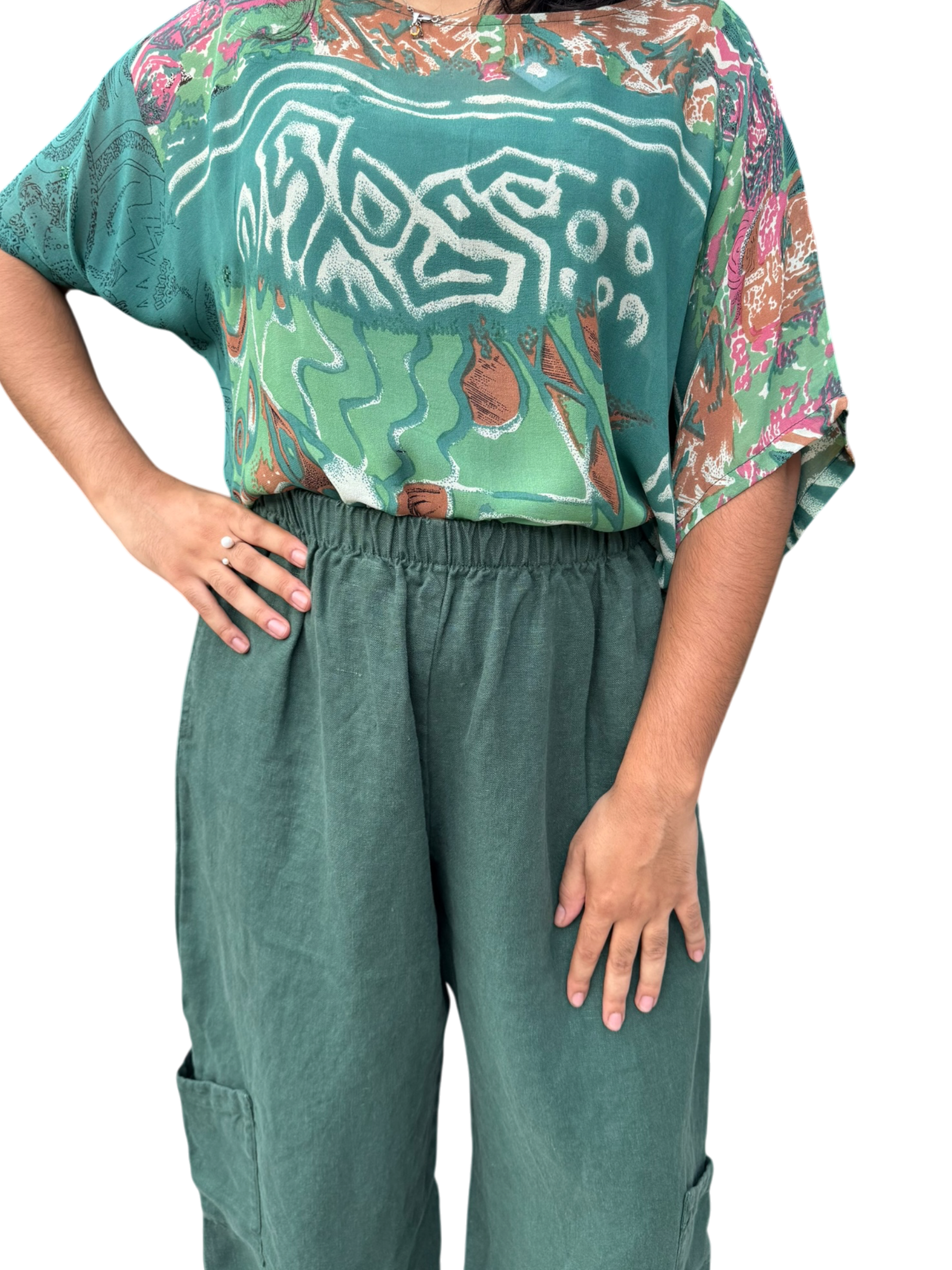 IN STOCK TYROL Fall 2026 Bryn Walker Heavy Linen Casbah Pant