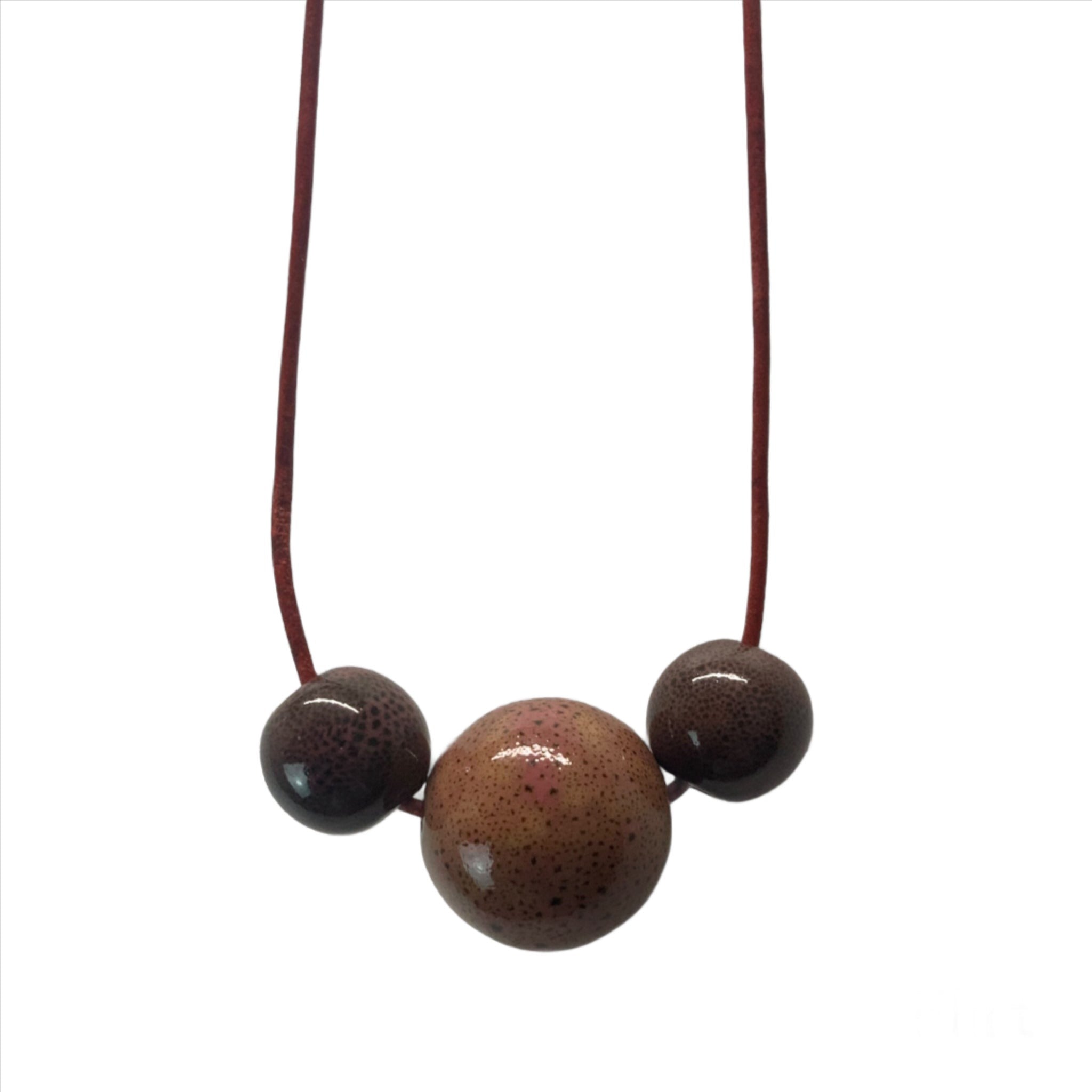 Artisan Made Long Beaded Necklace - sariKNOTsari ladies fashion bryn walker sorry not sorry linen Hamilton sustainable fashion Hamilton Fair trade Ethical Artisan made Zero waste Dresses Slow Fashion Handmade GTA Toronto Copper Pure Vacation Holiday silk handmade pure silk travel clothing hamilton vacation cruise resort bathing suit bathingsuit vacation etsy silk clothing gifts gift dress top pants linen bryn walker