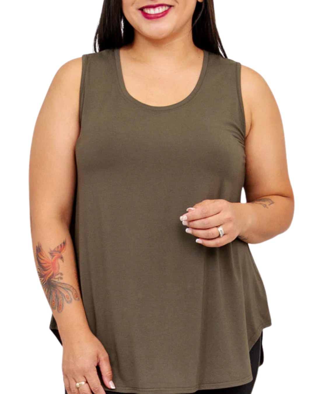 Khaki Bamboo Jazz Tank