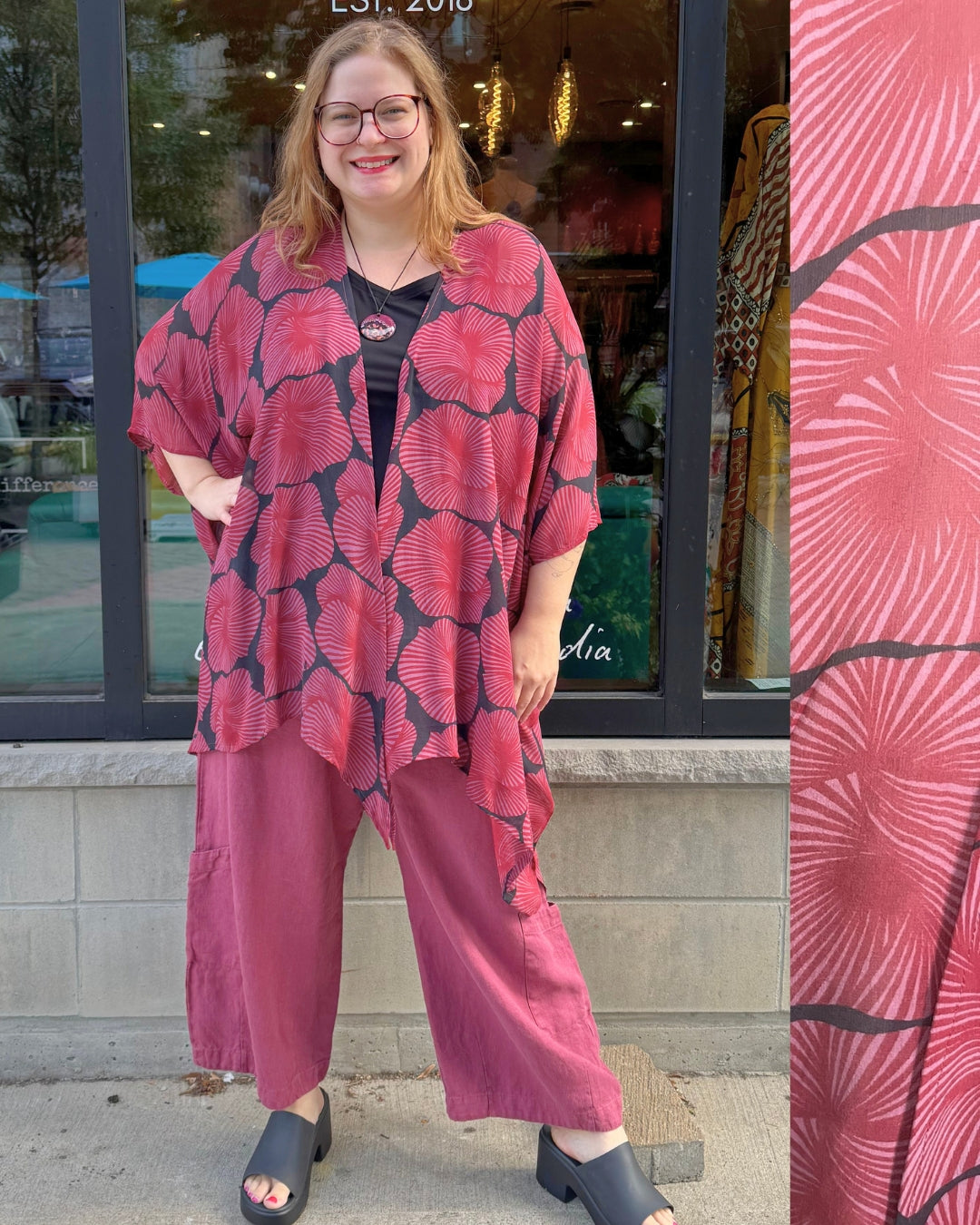 Releases Sunday at 8pm EST PRG9206 Sheer Wabi Sabi Pure Silk Cardigan