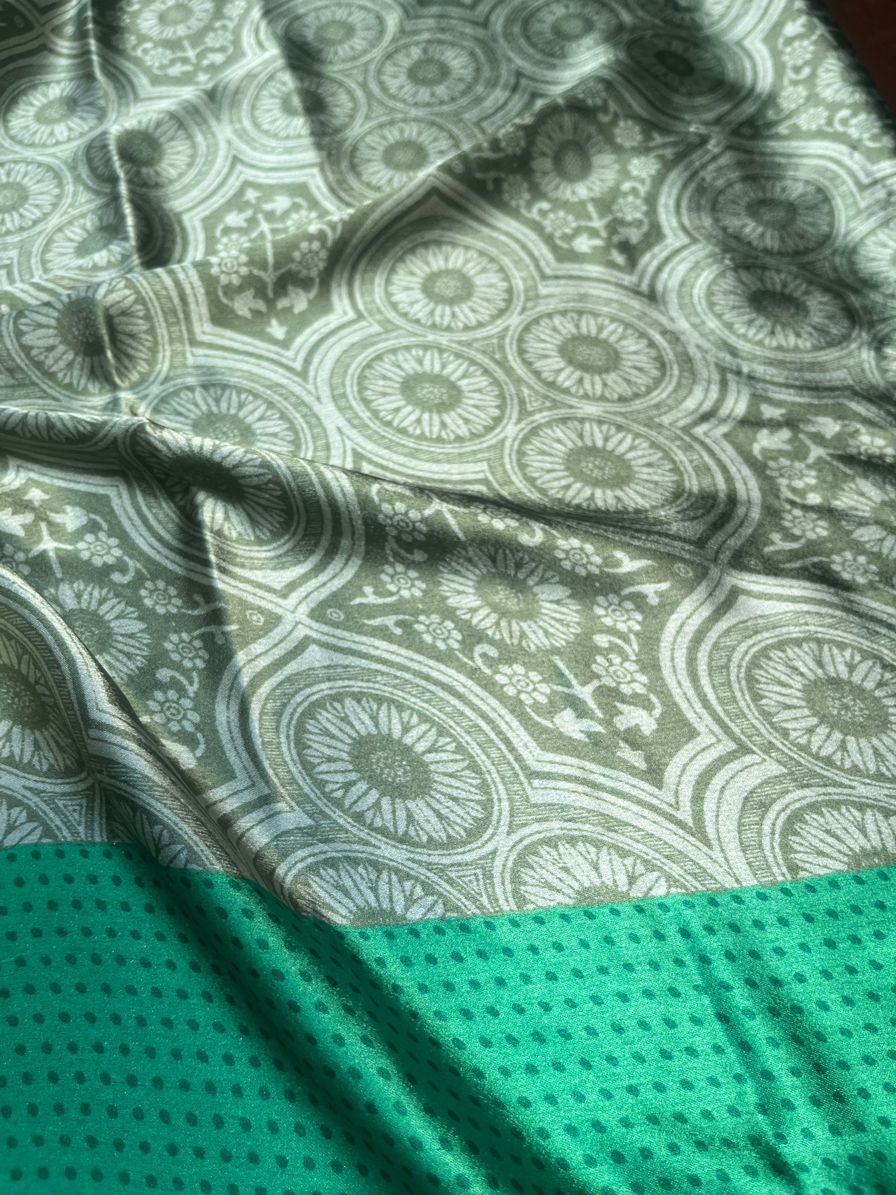 Foliage Upcycled Pure Silk Satin Pillowcase