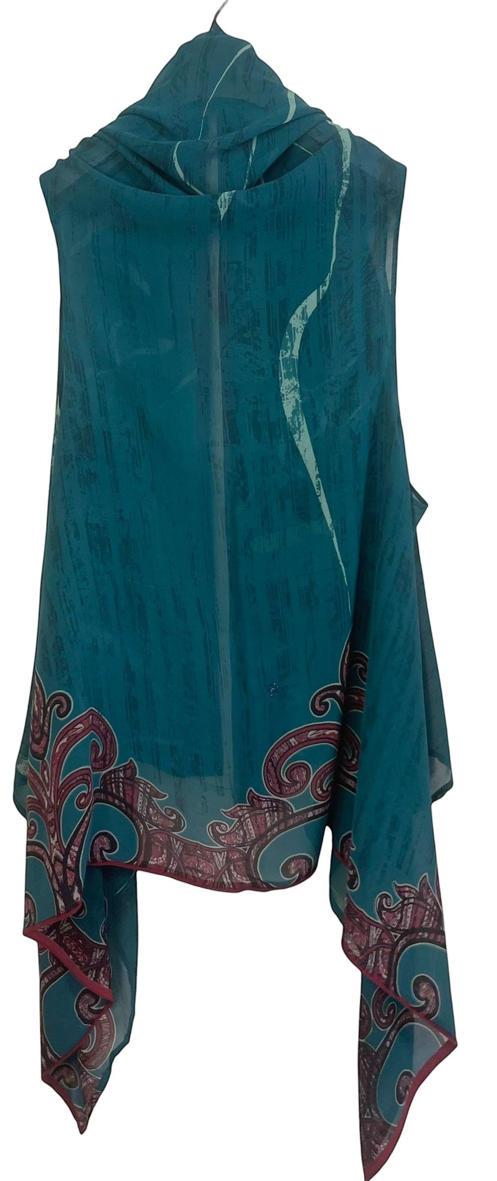 PRG8809 Sheer Wabi Sabi Pure Silk Versatile Vest