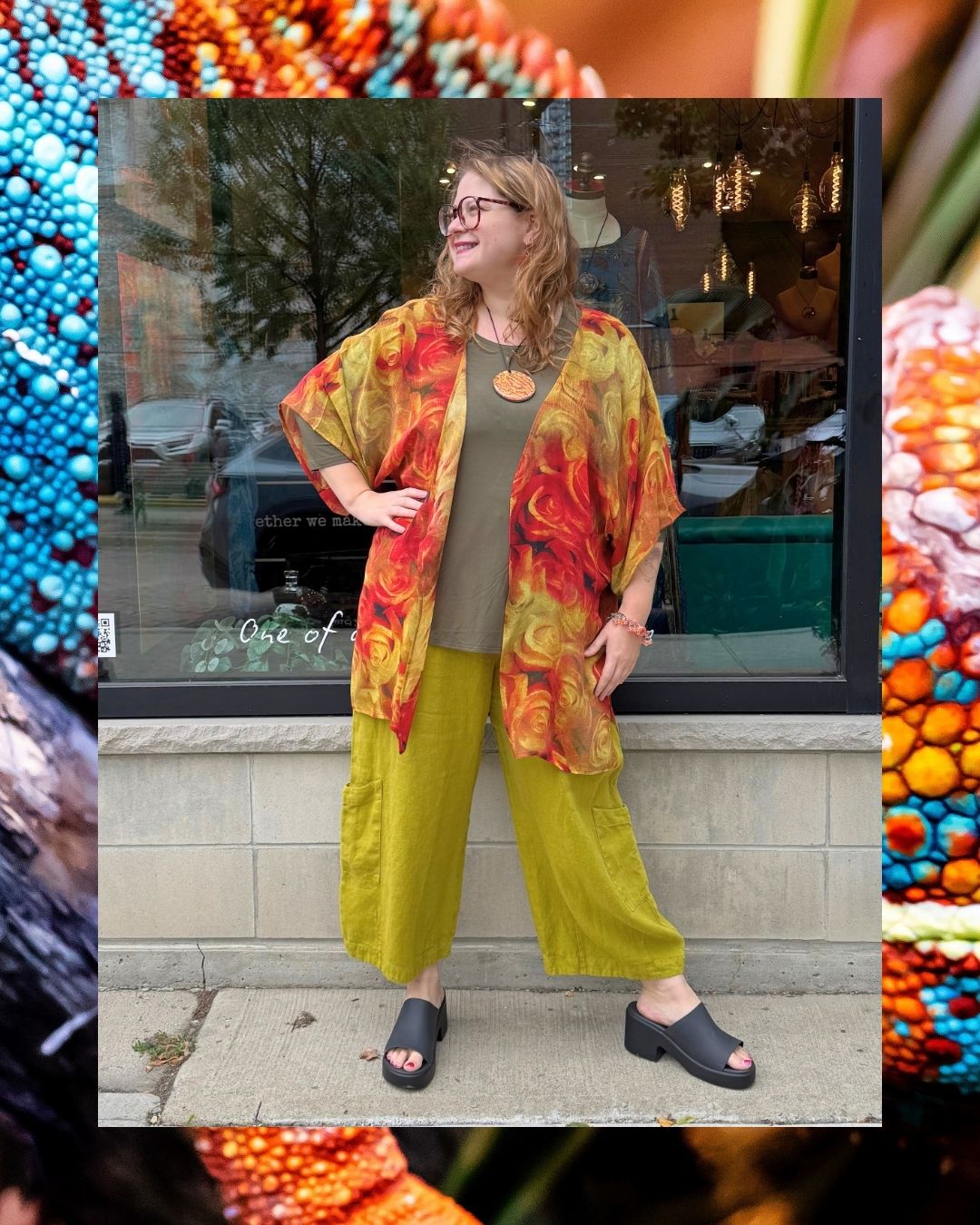 Releases Sunday at 8pm EST PRG9024 Sheer Avatar Pure Silk Kimono-Sleeved Jacket with Belt