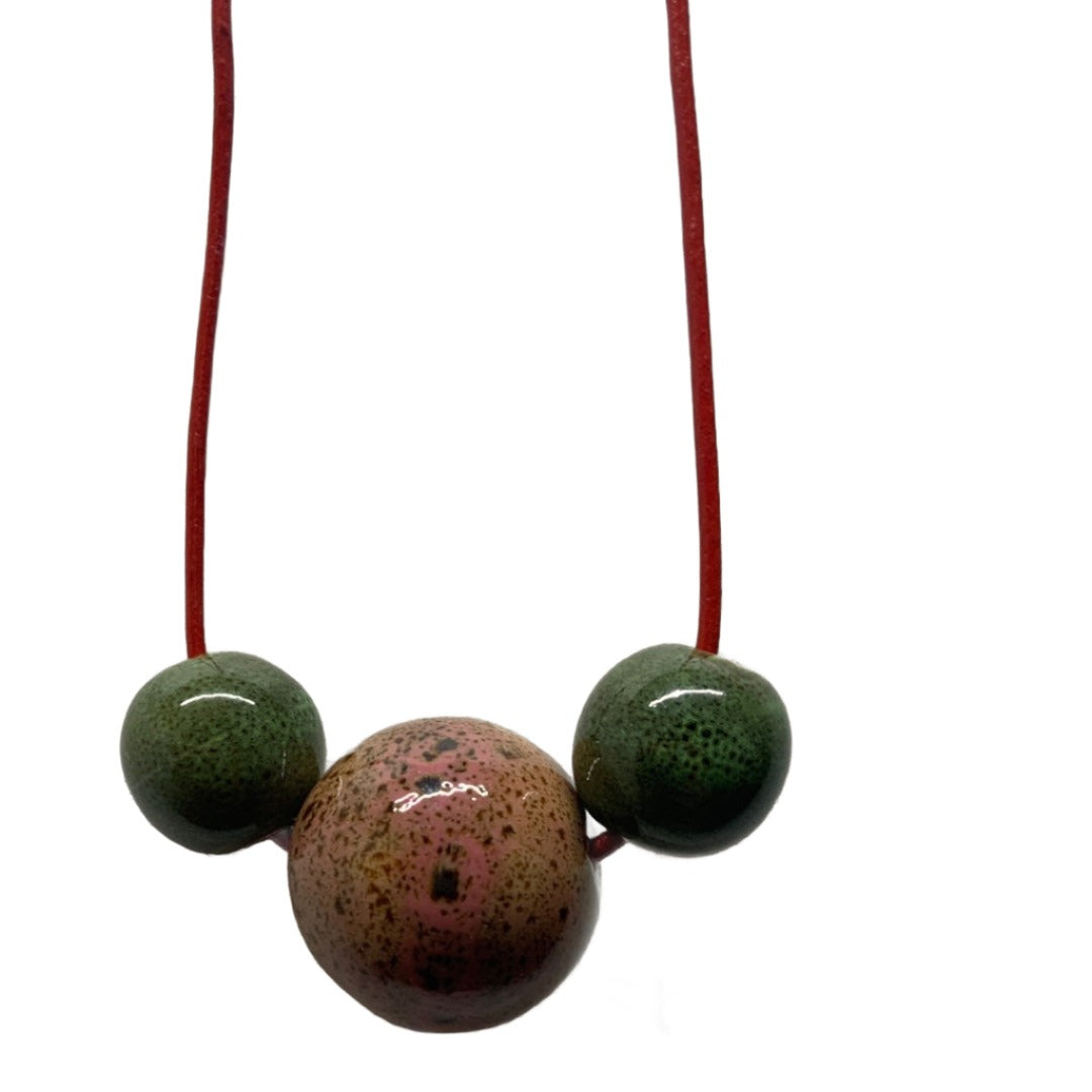 Artisan Made Long Beaded Necklace - sariKNOTsari ladies fashion bryn walker sorry not sorry linen Hamilton sustainable fashion Hamilton Fair trade Ethical Artisan made Zero waste Dresses Slow Fashion Handmade GTA Toronto Copper Pure Vacation Holiday silk handmade pure silk travel clothing hamilton vacation cruise resort bathing suit bathingsuit vacation etsy silk clothing gifts gift dress top pants linen bryn walker