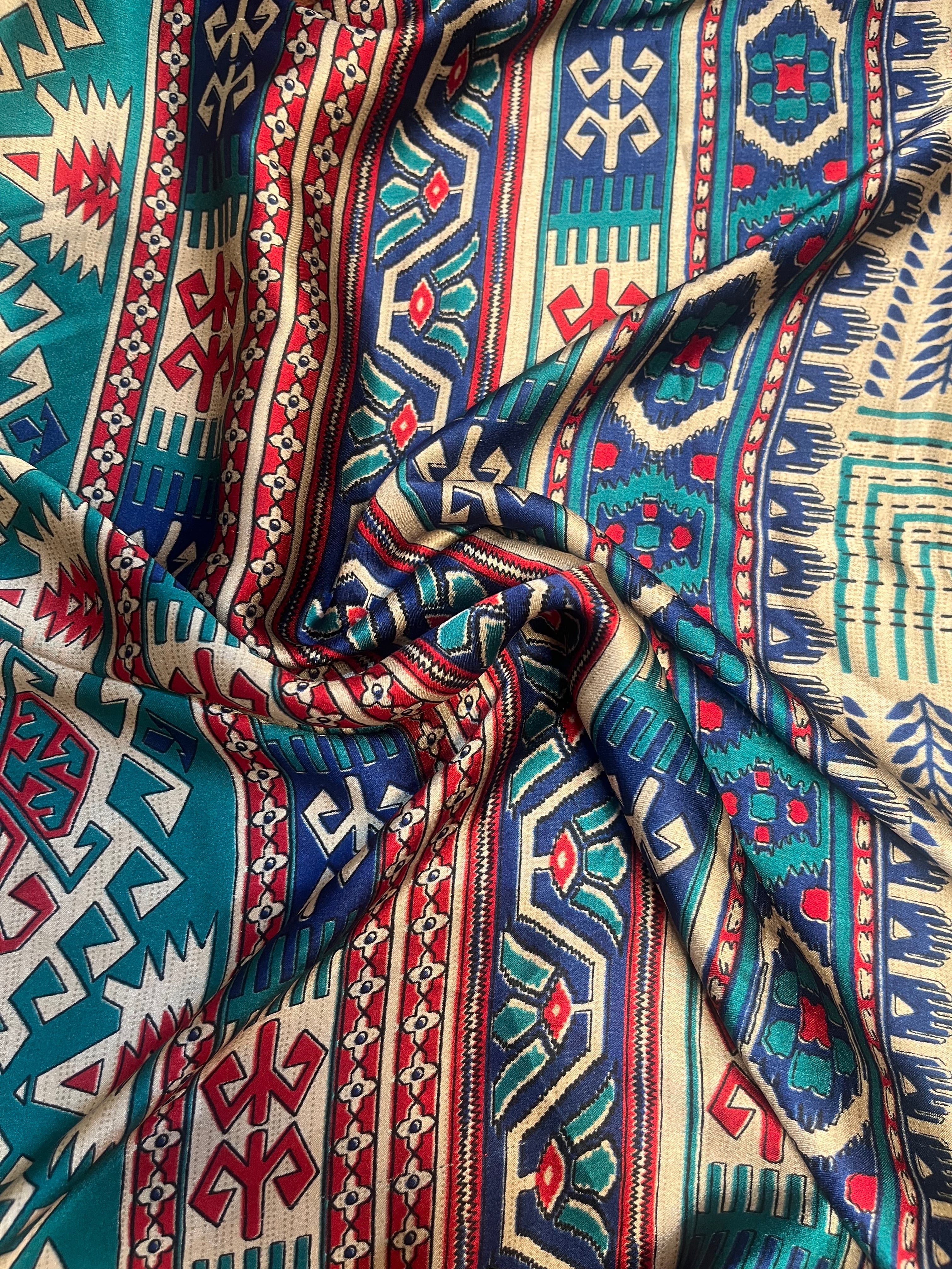 Peacock Upcycled Pure Silk Satin Pillowcase