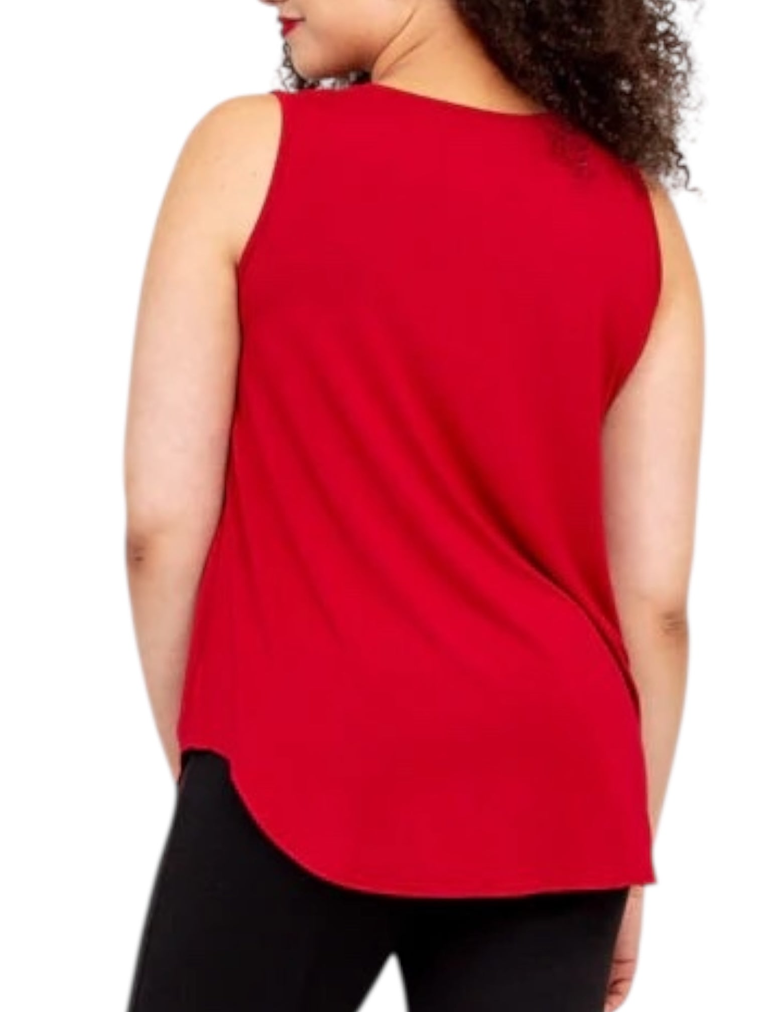 Lipstick Bamboo Jazz Tank by Blue Sky Clothing Co – Handmade ethical Tank Top from sariKNOTsari using upcycled silk. Designed in Canada for travel and slow fashion, loved from Toronto to LA to Sydney.