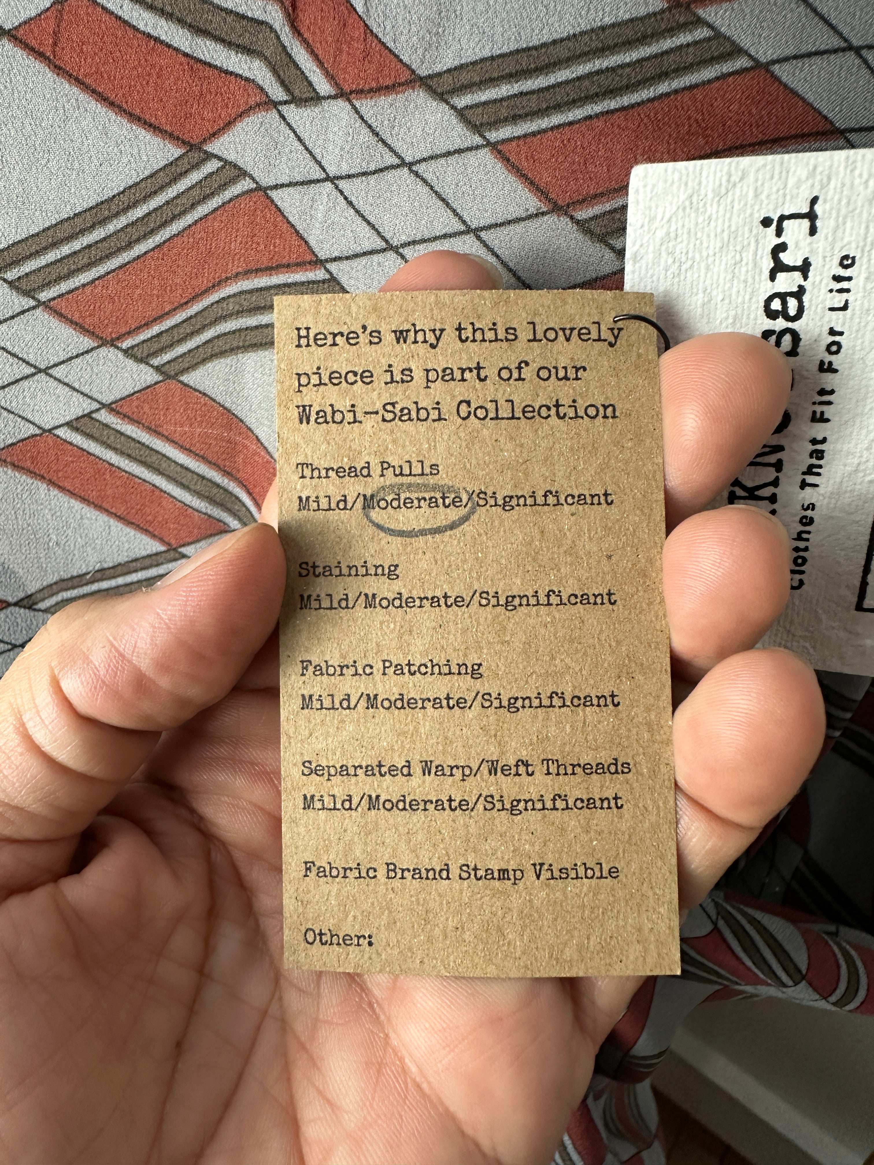 PRG5630 Sheer Wabi Sabi Pure Silk Short Kaftan Tunic without Slits