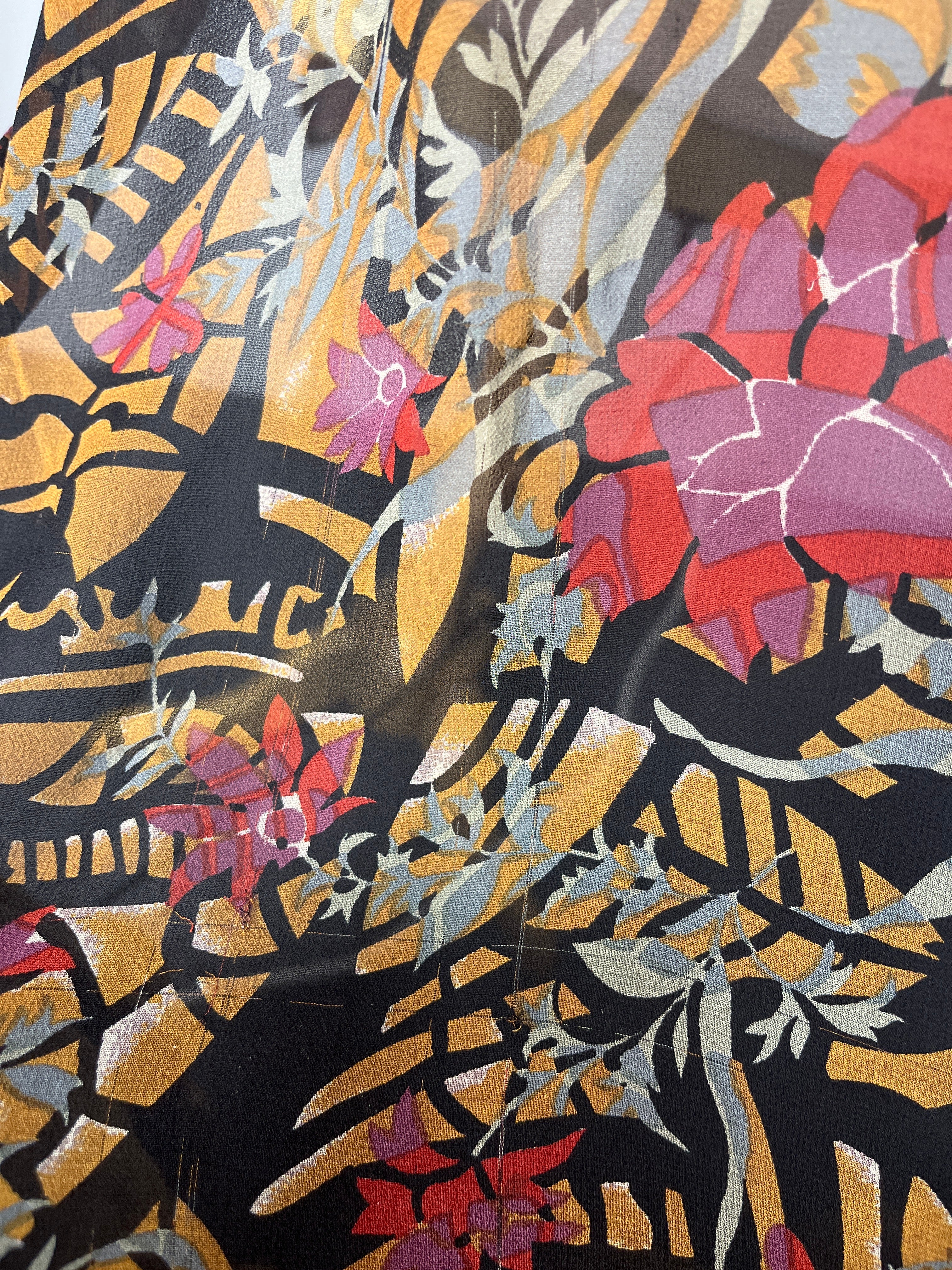 PRG7084 Sheer Wabi Sabi Pure Silk Waterfall Top