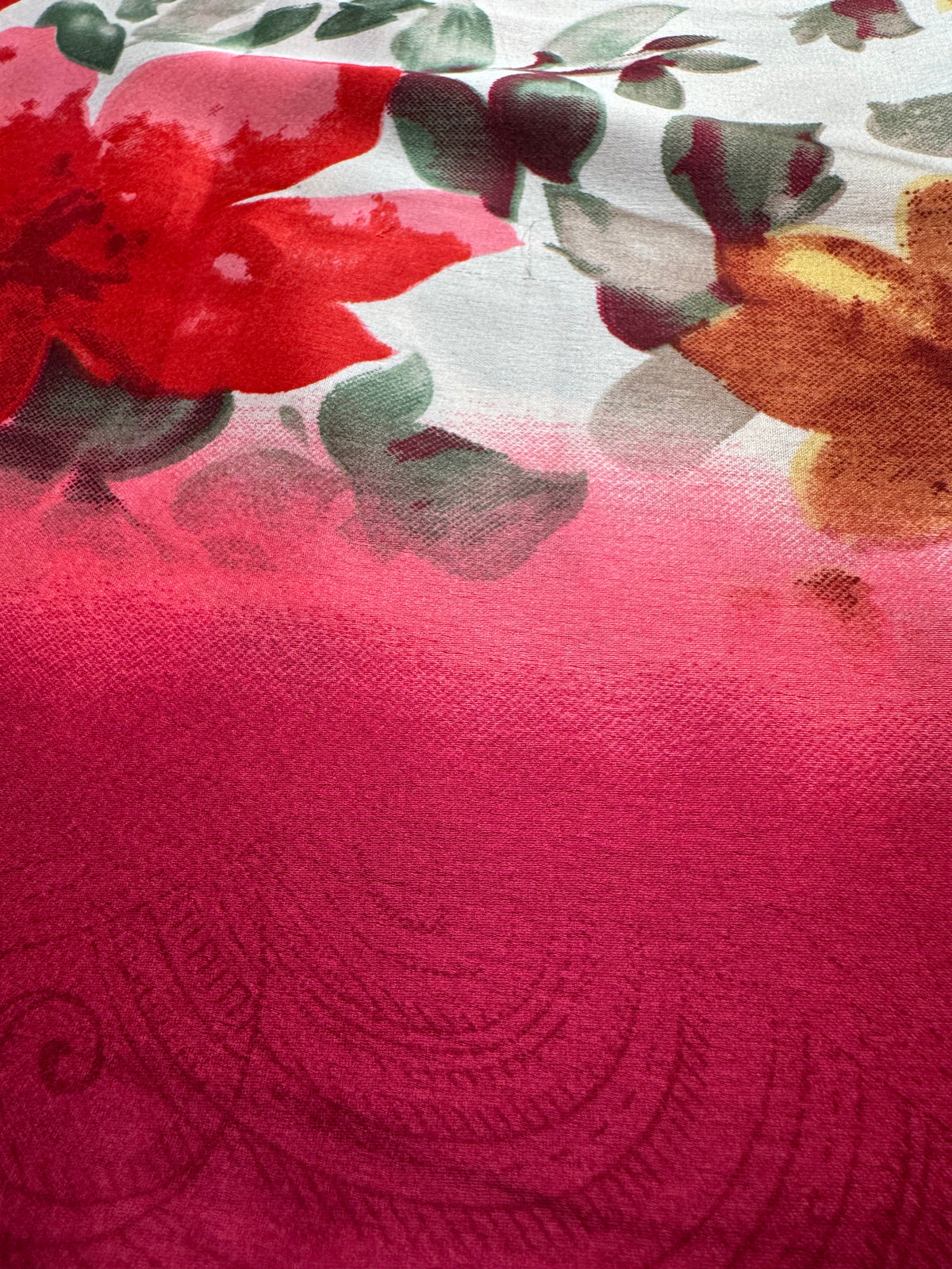 Garden Upcycled Pure Silk Satin Pillowcase