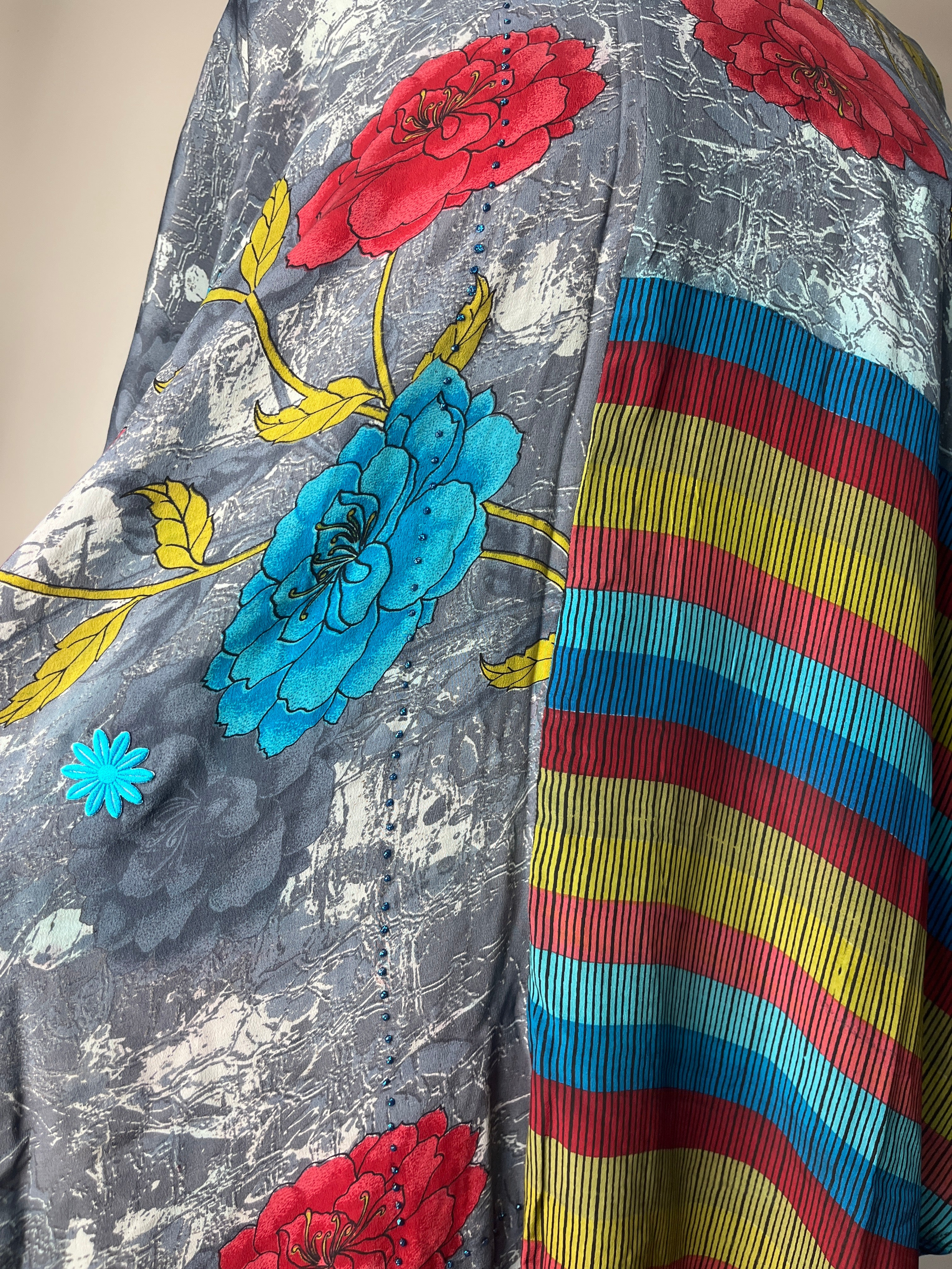 PRC7282 Wabi Sabi Pure Silk Waterfall Top