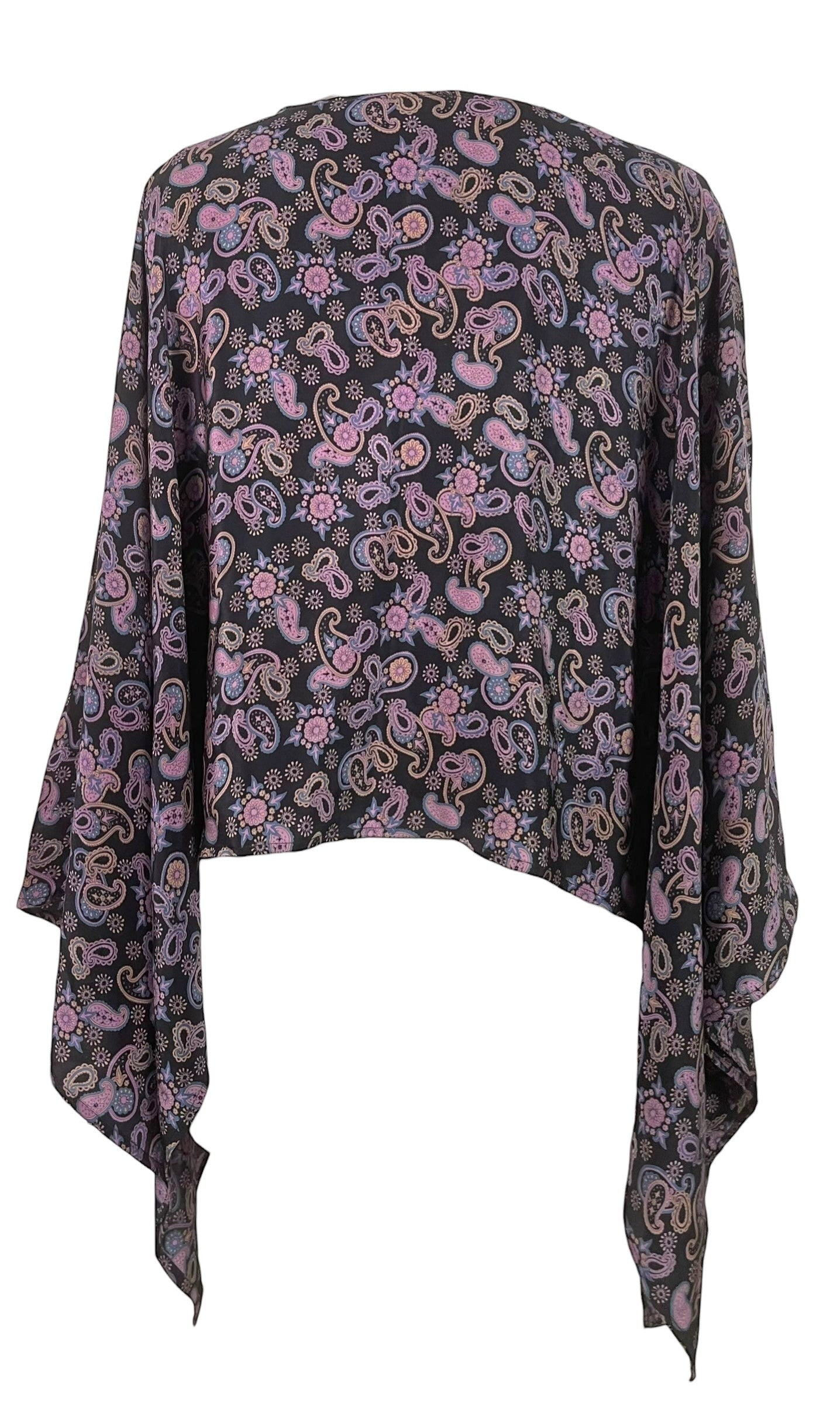 PRC8648 Avatar Pure Silk Capelet Poncho