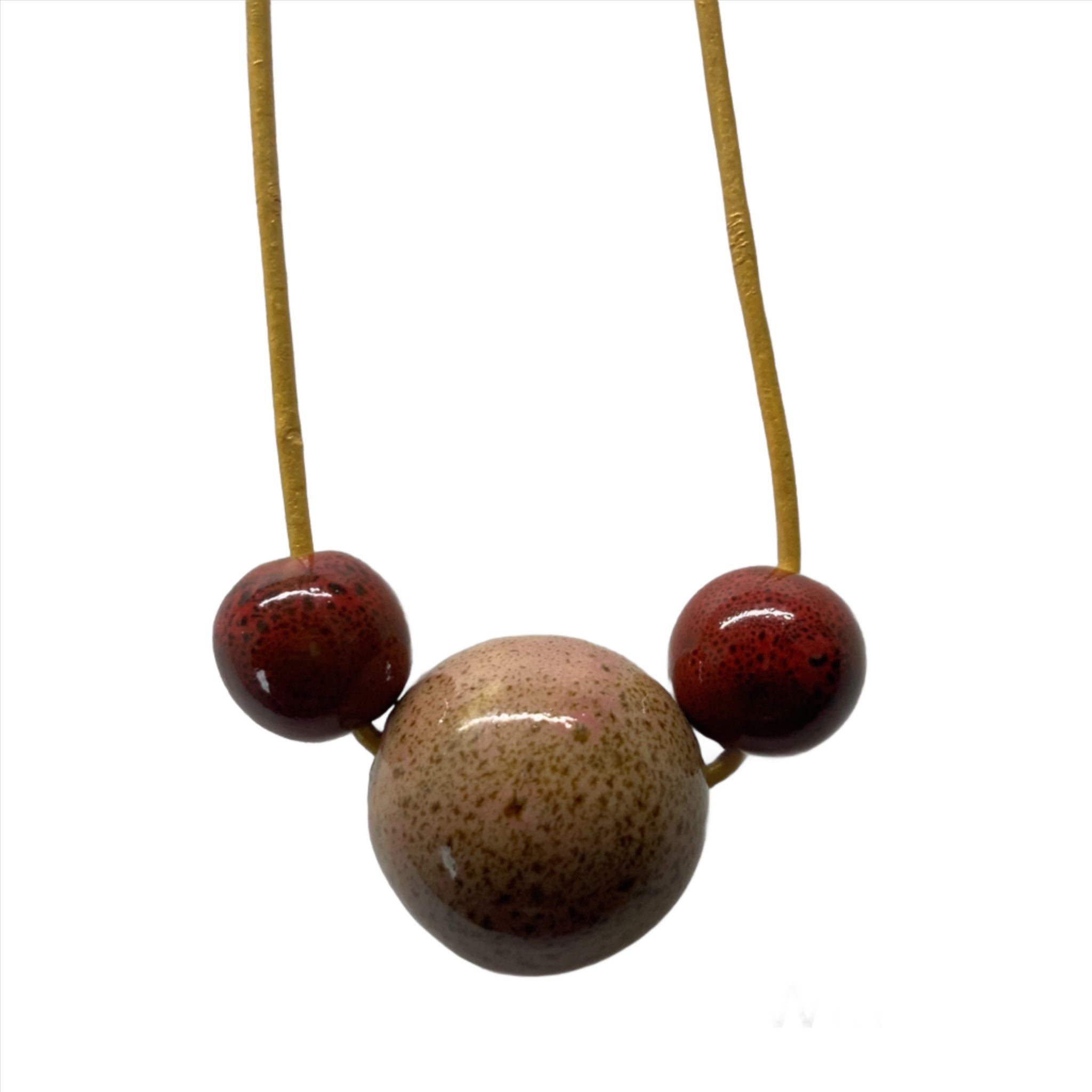 Artisan Made Long Beaded Necklace - sariKNOTsari ladies fashion bryn walker sorry not sorry linen Hamilton sustainable fashion Hamilton Fair trade Ethical Artisan made Zero waste Dresses Slow Fashion Handmade GTA Toronto Copper Pure Vacation Holiday silk handmade pure silk travel clothing hamilton vacation cruise resort bathing suit bathingsuit vacation etsy silk clothing gifts gift dress top pants linen bryn walker