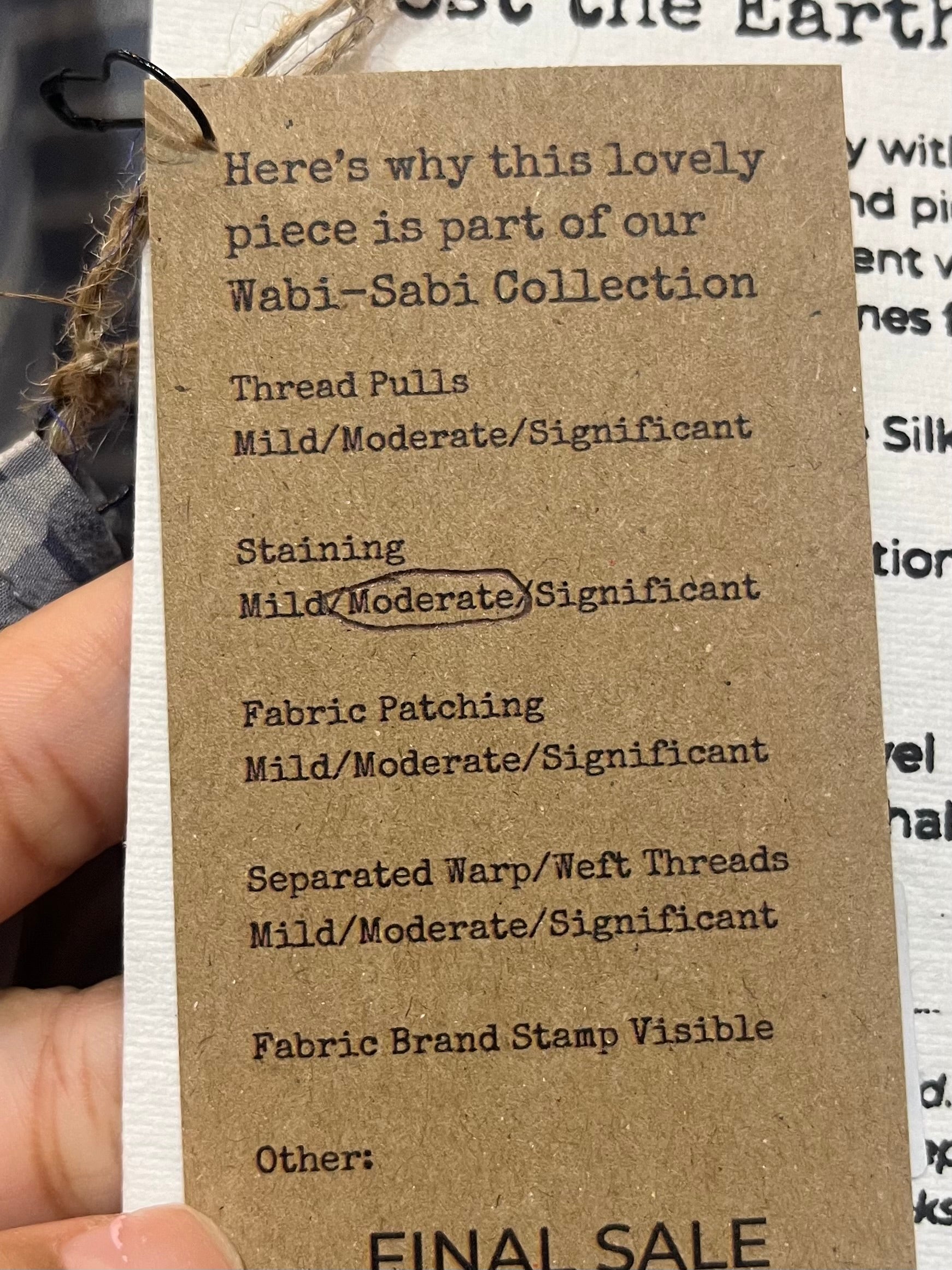 PRC4361 Wabi Sabi Pure Silk Side Slit Top