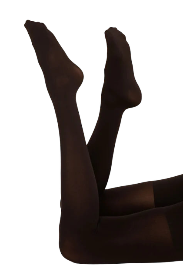 Opaque Contour Black Tights