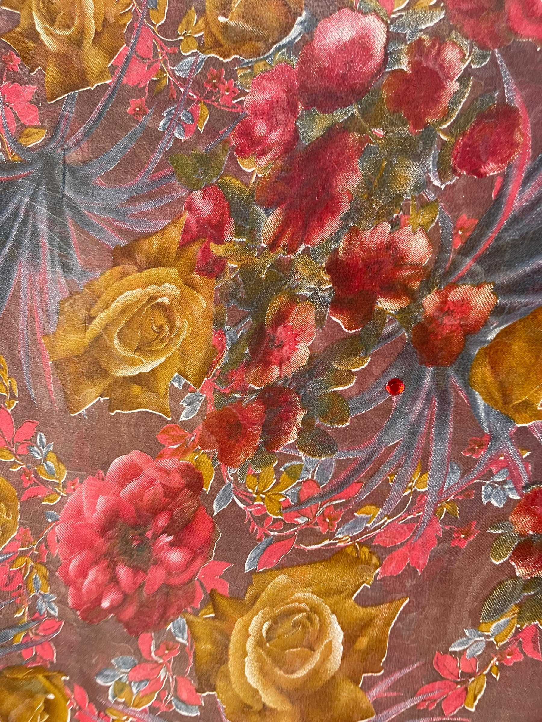 REVOLUTIONHER PRG6694 Sheer Avatar Pure Silk Capelet Poncho