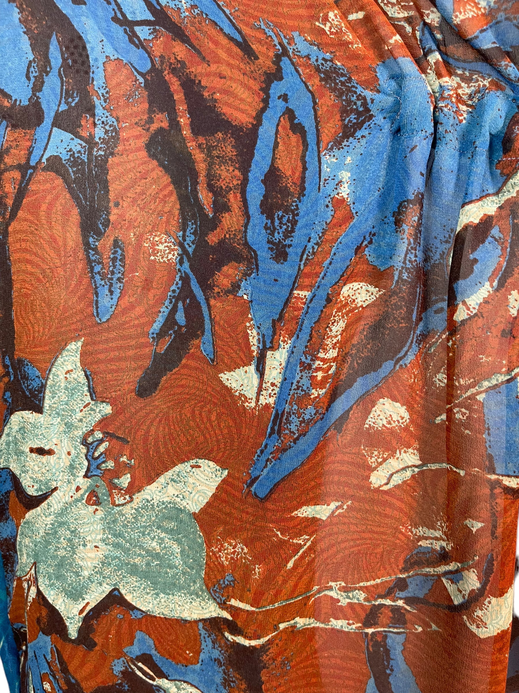 PRG6365 Sheer Avatar Pure Silk Maxi Kaftan