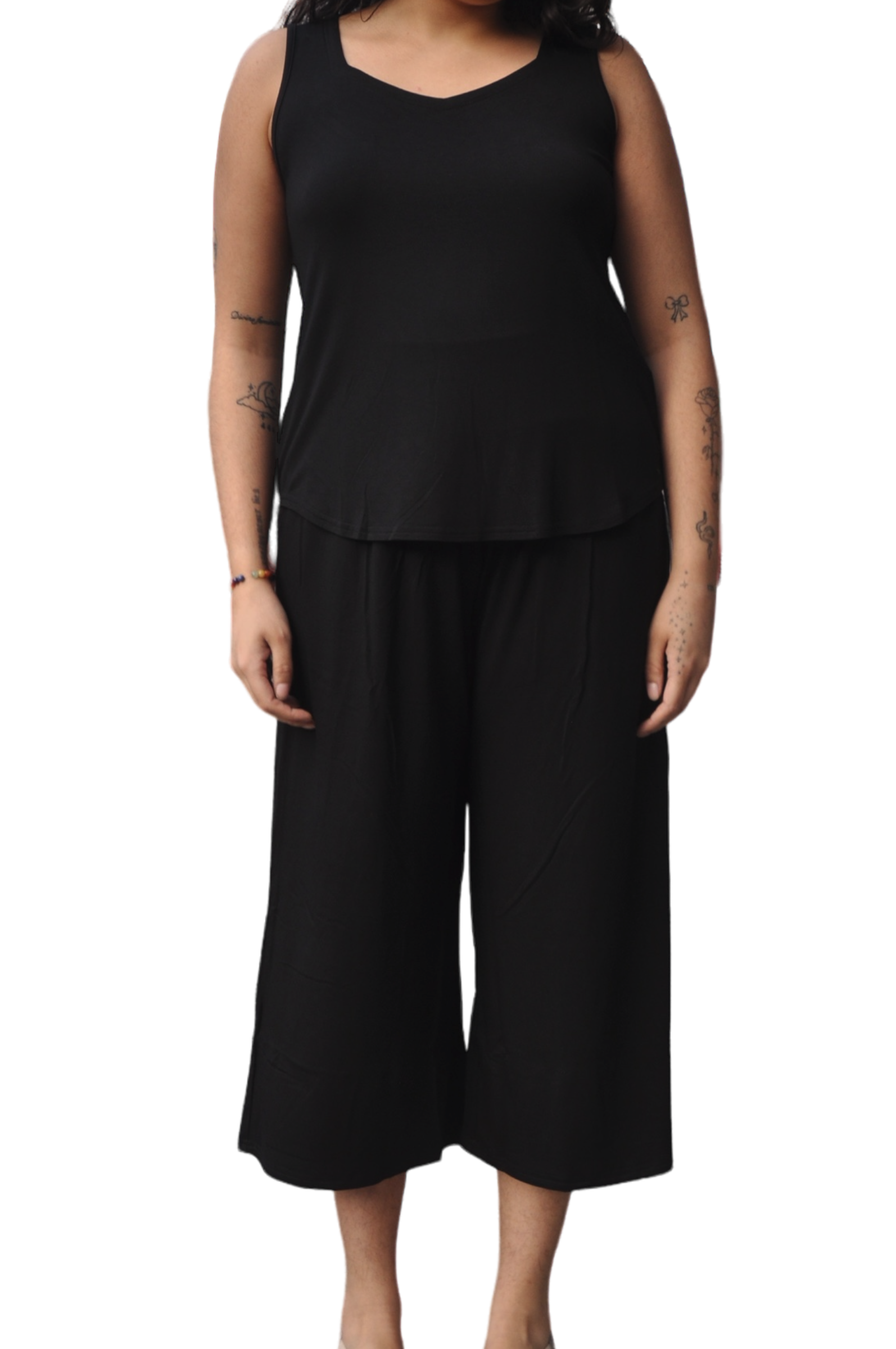 Coffee Brown Bamboo Gaylene Capri by Blue Sky Clothing Co – Handmade ethical Capris from sariKNOTsari using upcycled silk. Designed in Canada for travel and slow fashion, loved from Toronto to LA to Sydney. Featuring Zsiska, Bryn Walker and Artisan Leather coats by Rejean Pepin, Pepin designs