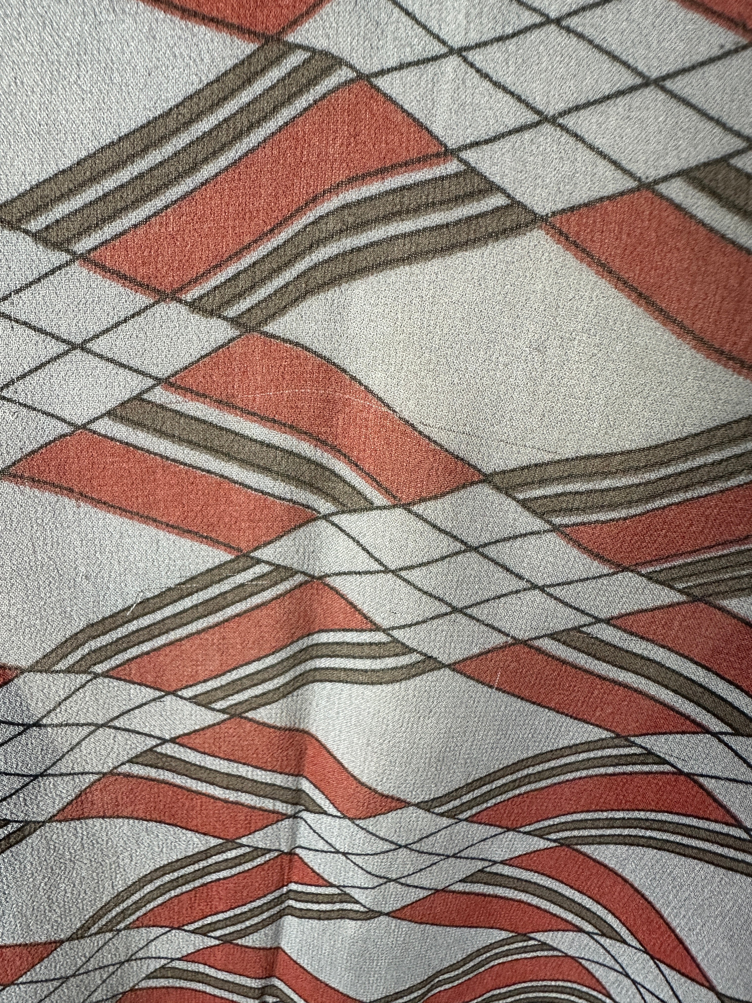 PRG5630 Sheer Wabi Sabi Pure Silk Short Kaftan Tunic without Slits