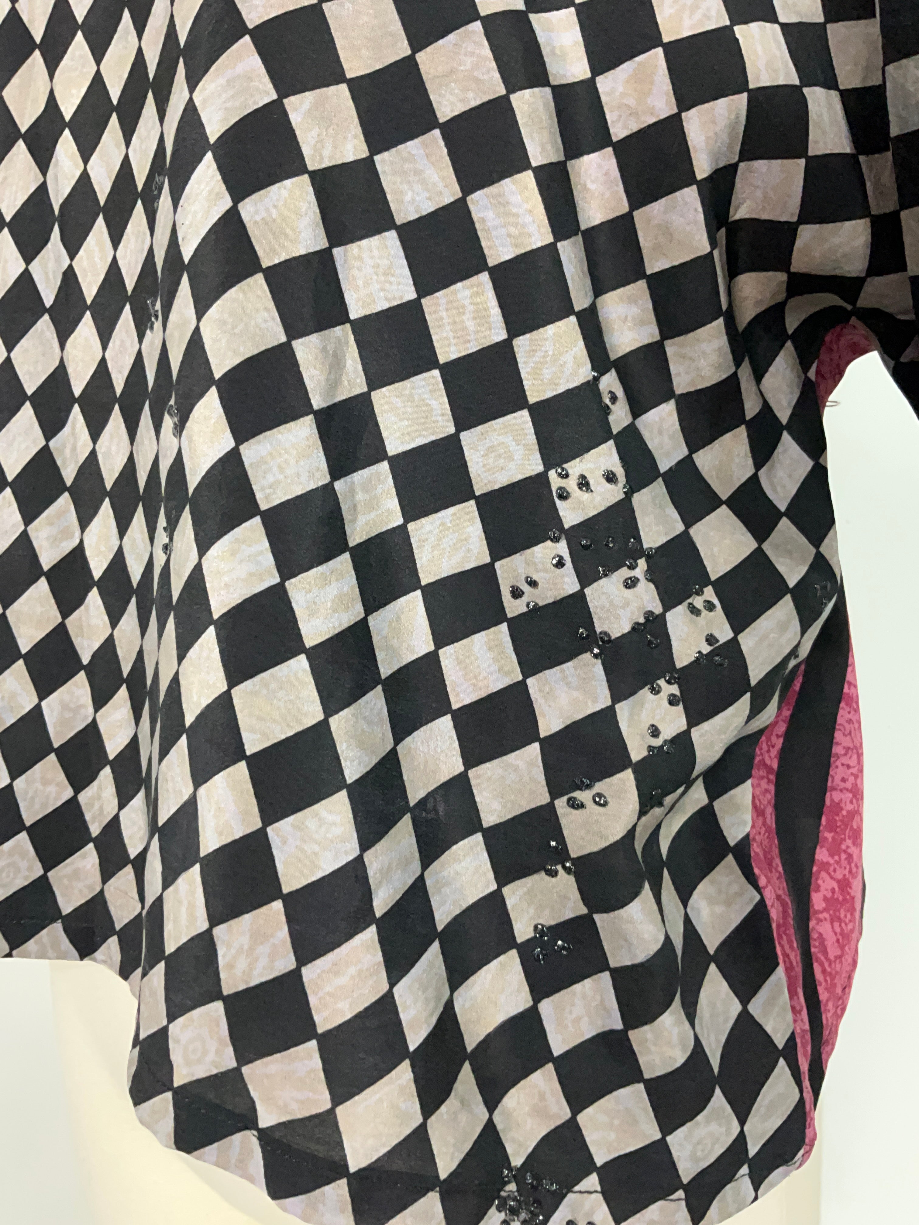 PRC6055 Wabi Sabi Pure Silk Boxy Top