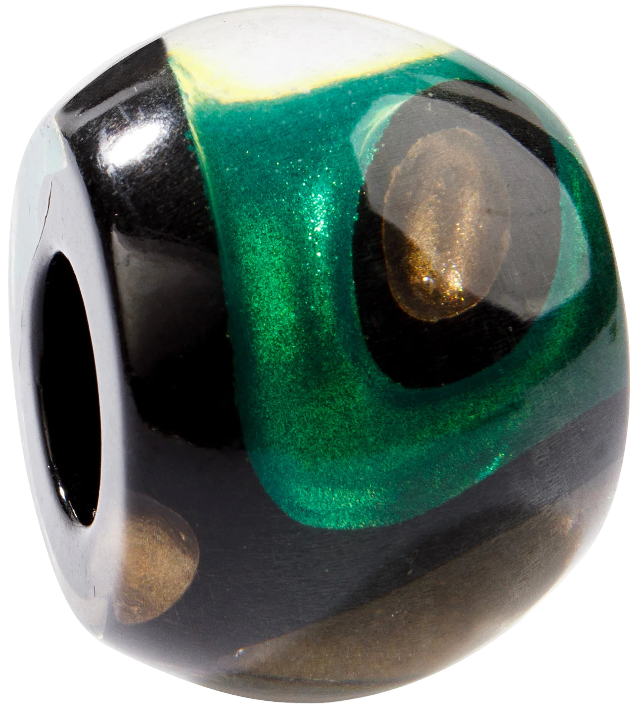 Green Glitz Bliss Bead